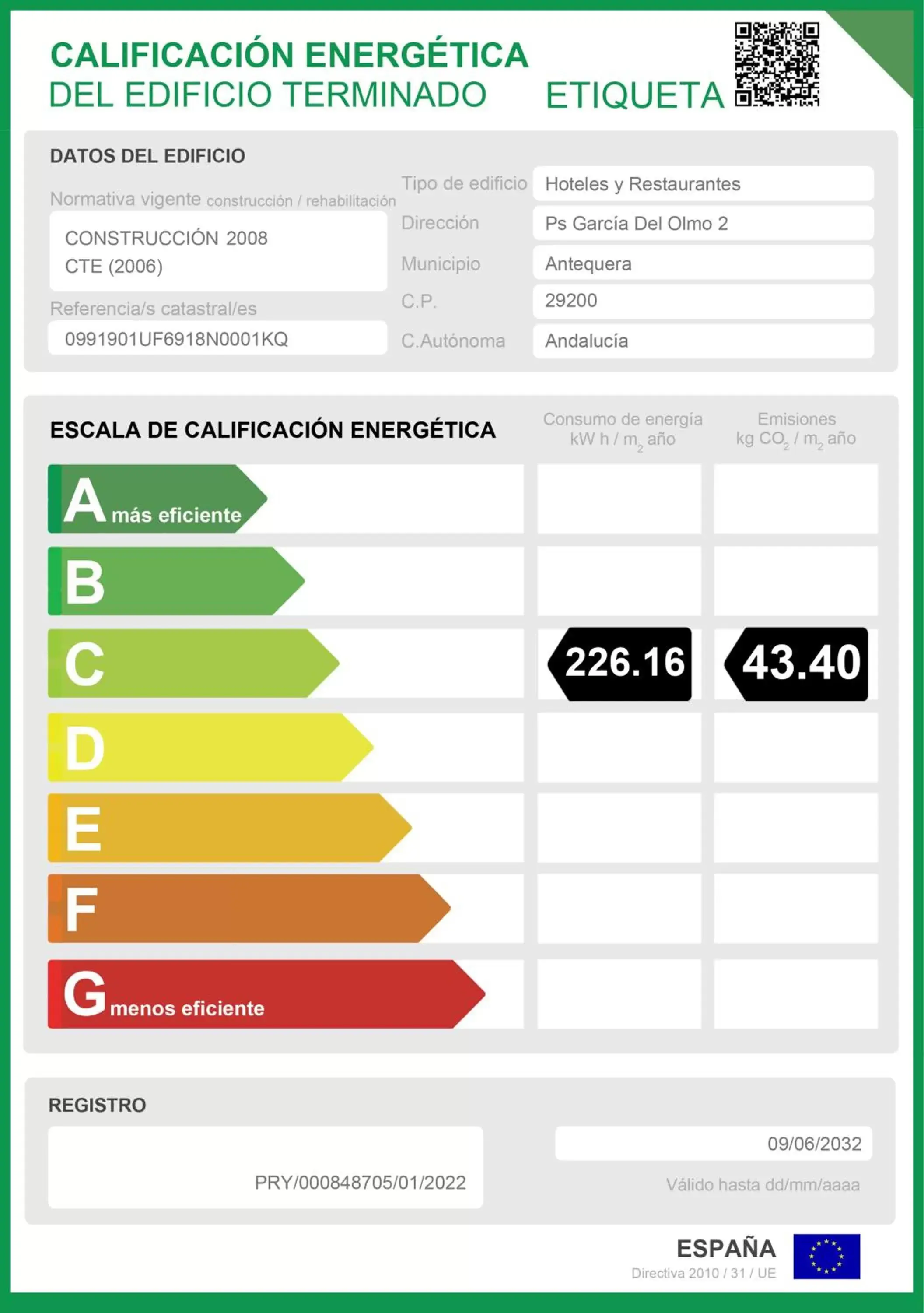 Logo/Certificate/Sign, Floor Plan in Parador de Antequera