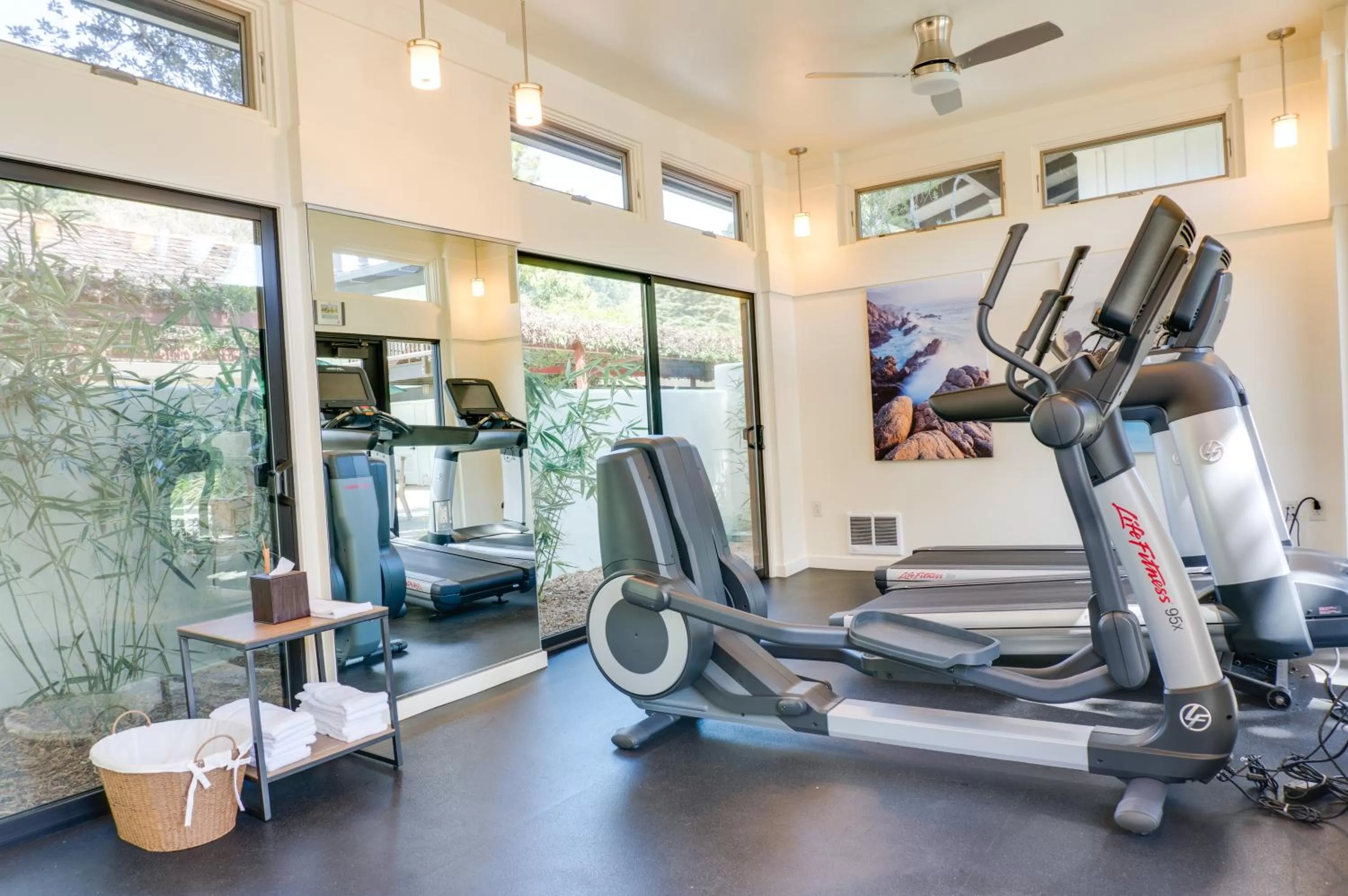 Fitness centre/facilities in The Quail Lodge