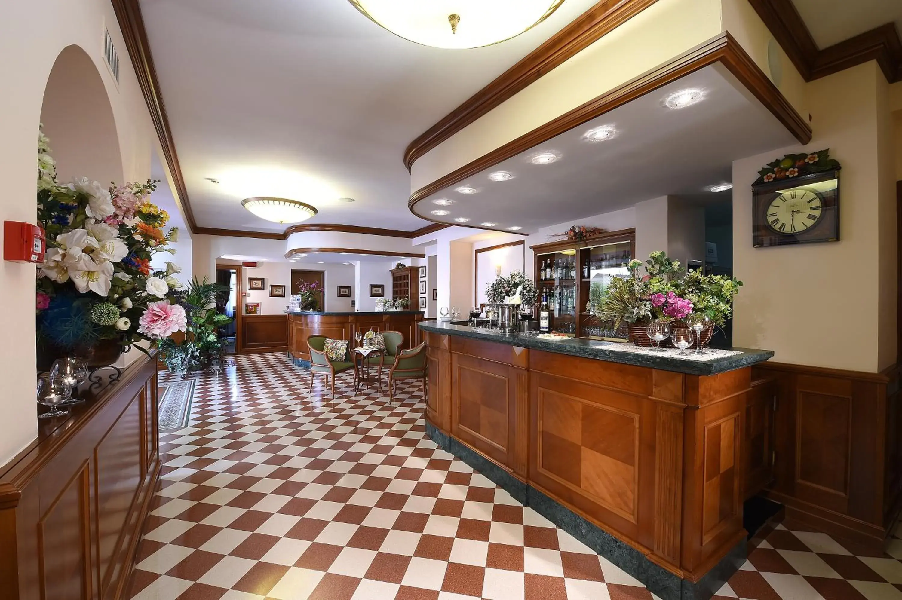 Lobby or reception in Hotel Acqui & Centro Benessere