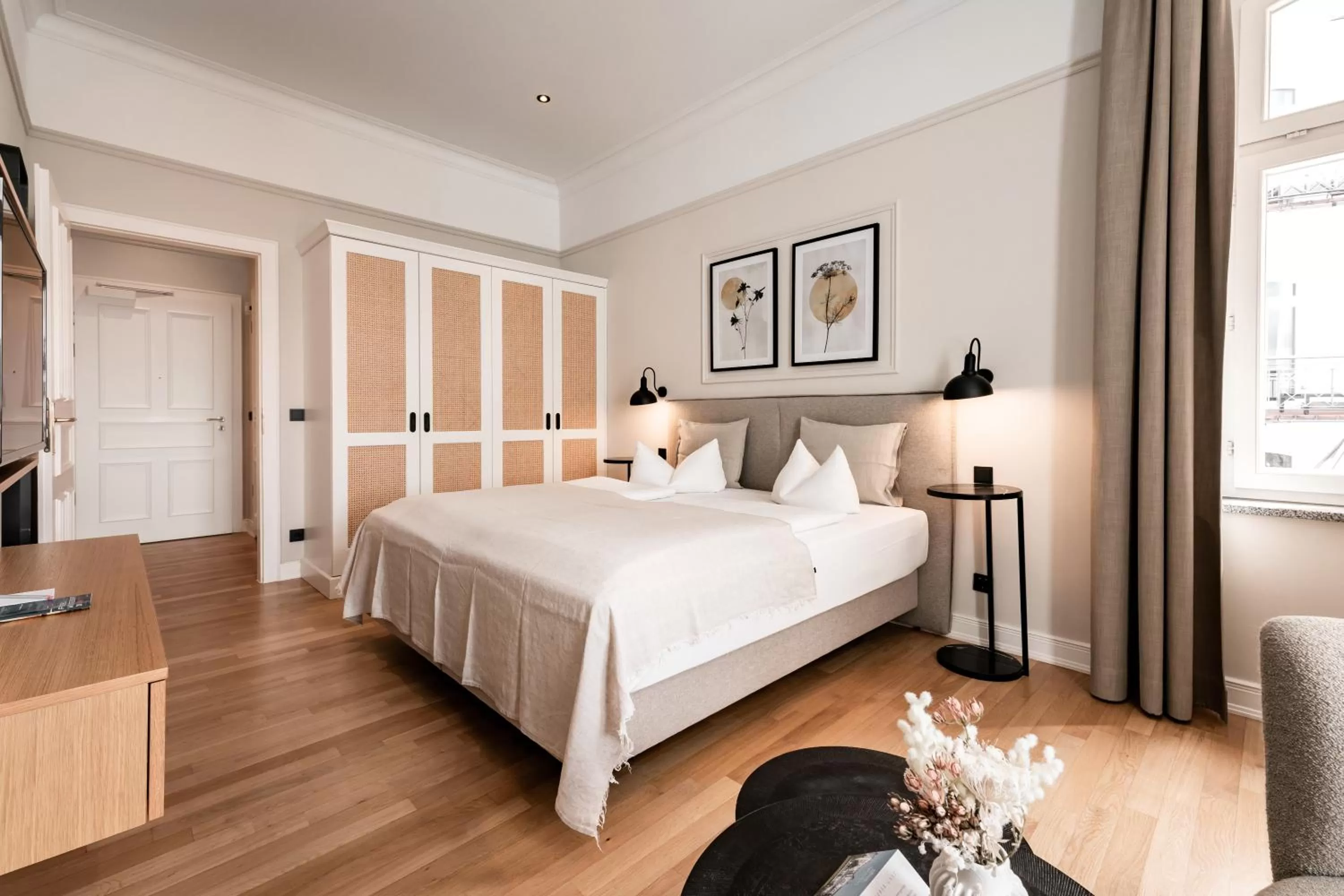 Bed in Strandhotel Kurhaus Juist