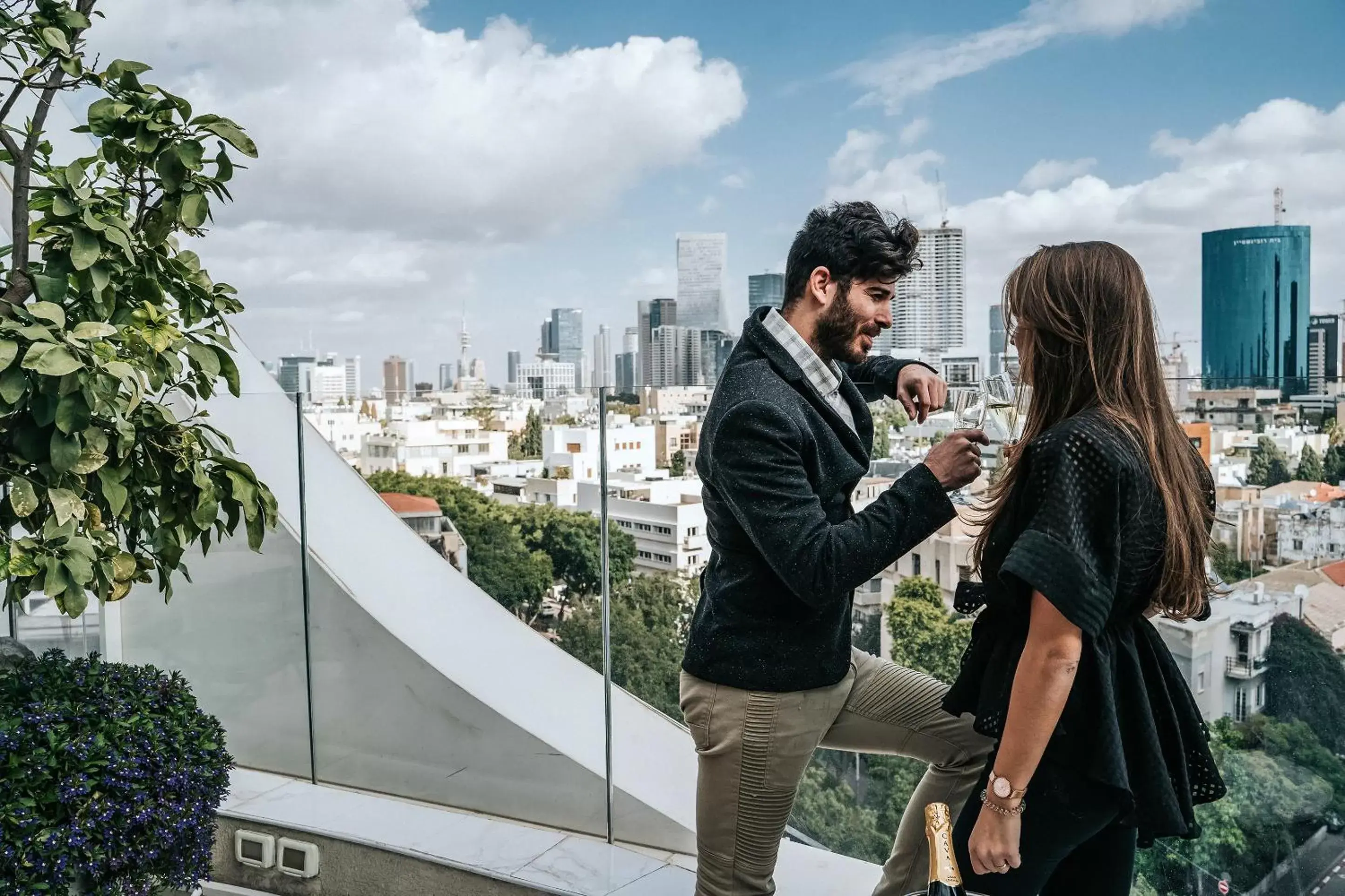 Balcony/Terrace in 65 Hotel, Rothschild Tel Aviv - an Atlas Boutique Hotel