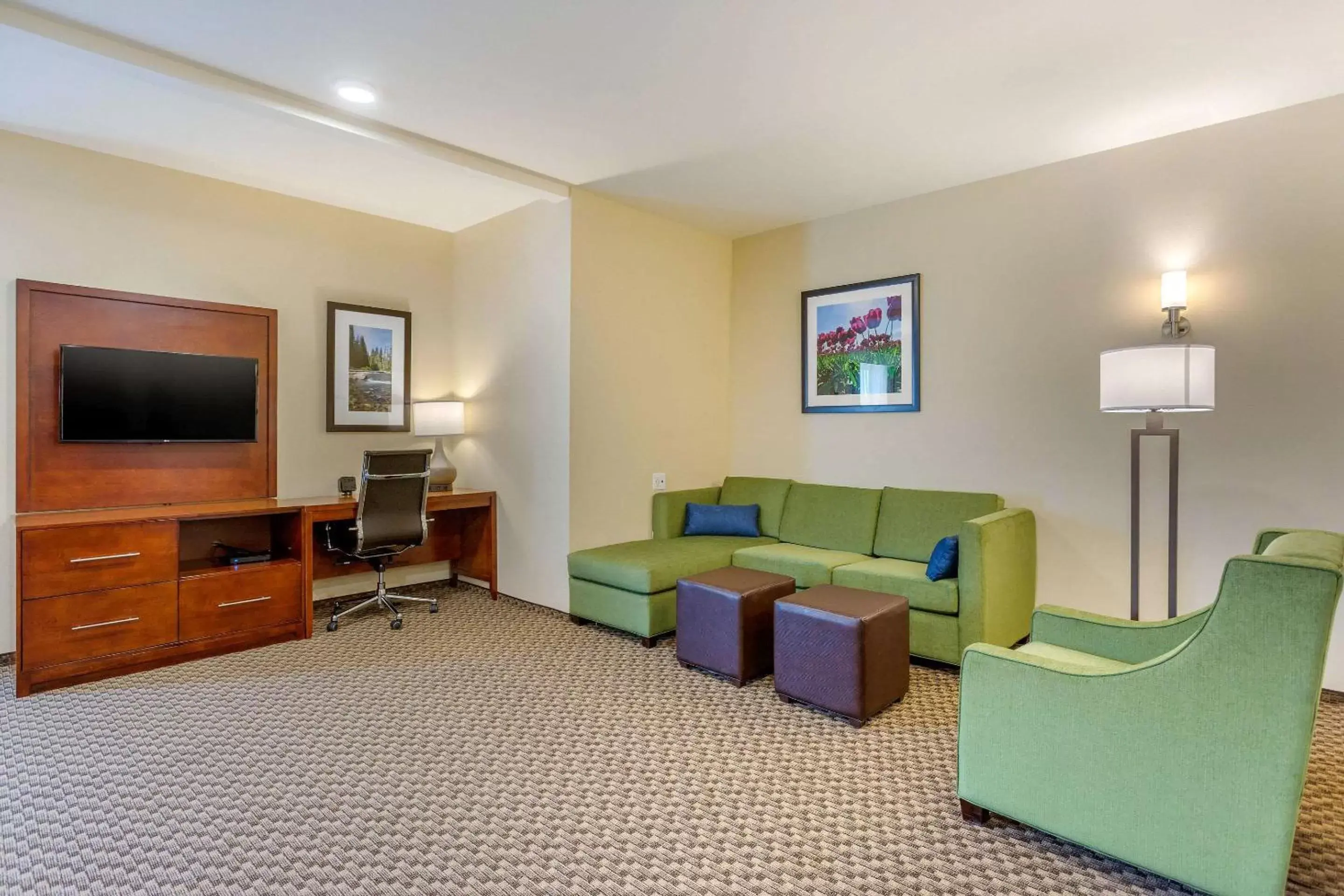 Photo of the whole room, Seating Area in Comfort Suites Burlington near I-5