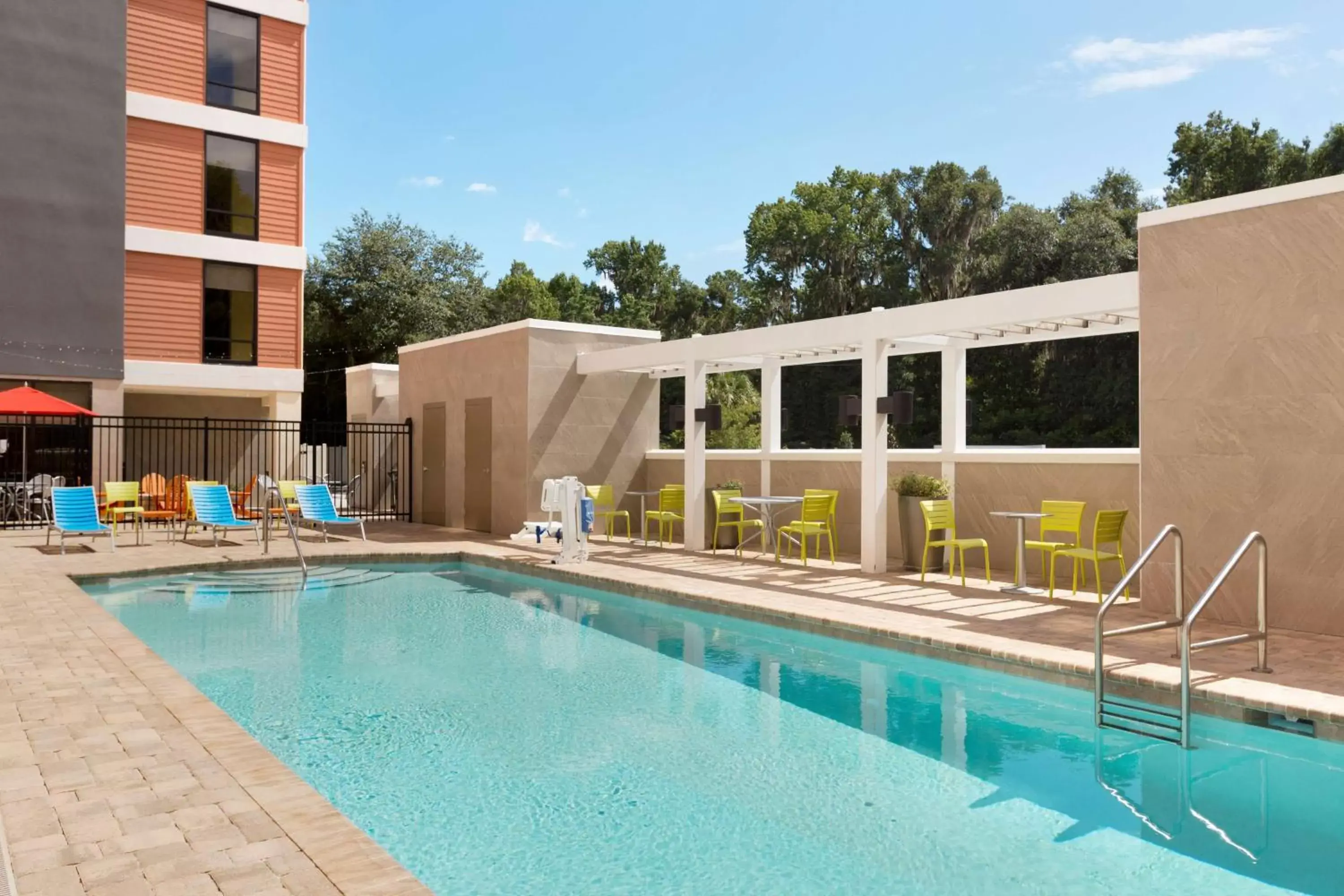 Pool view, Swimming Pool in Home2 Suites By Hilton Gainesville