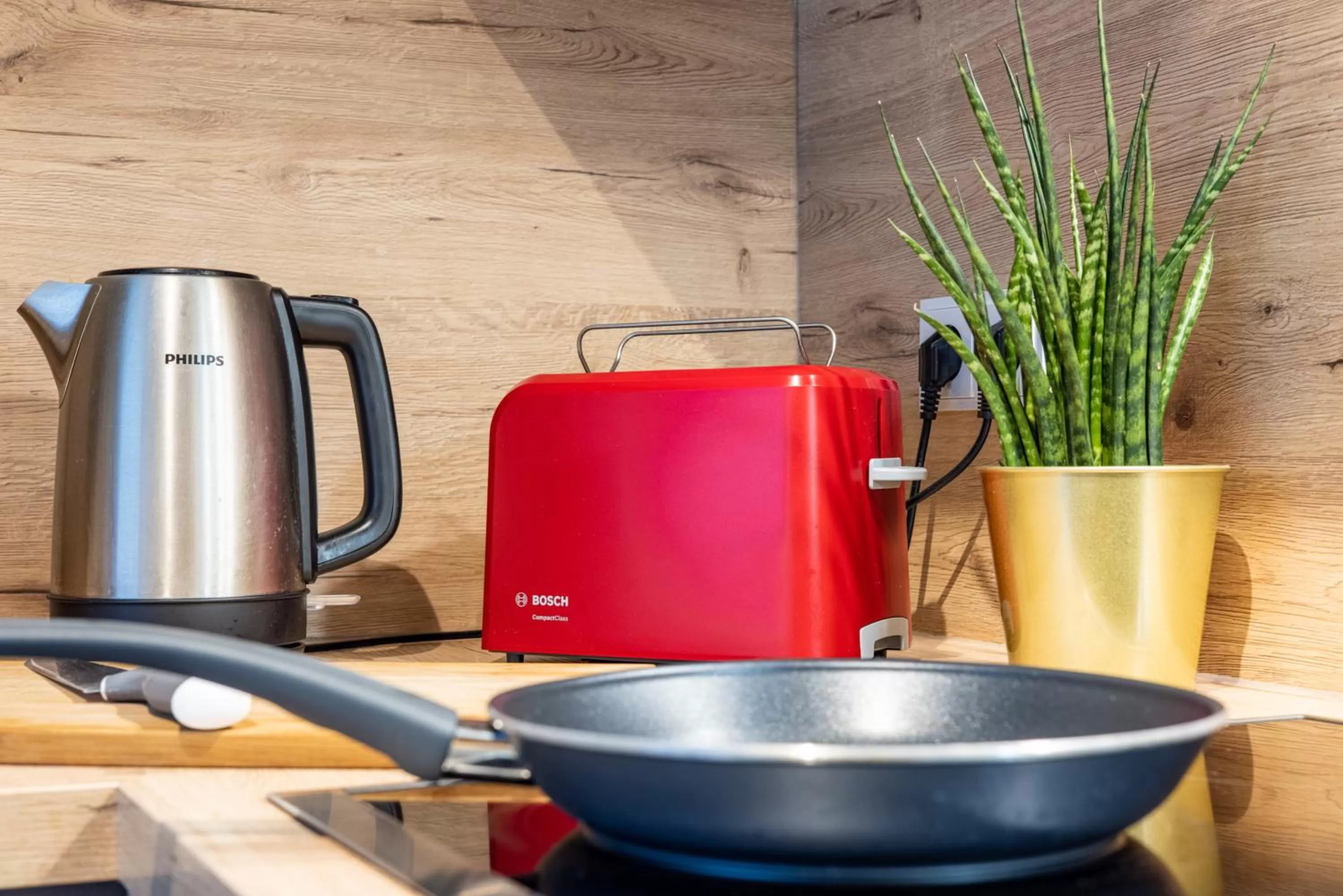 Kitchen or kitchenette in Arbio I Cozy Apartments Augsburg-Lechhausen