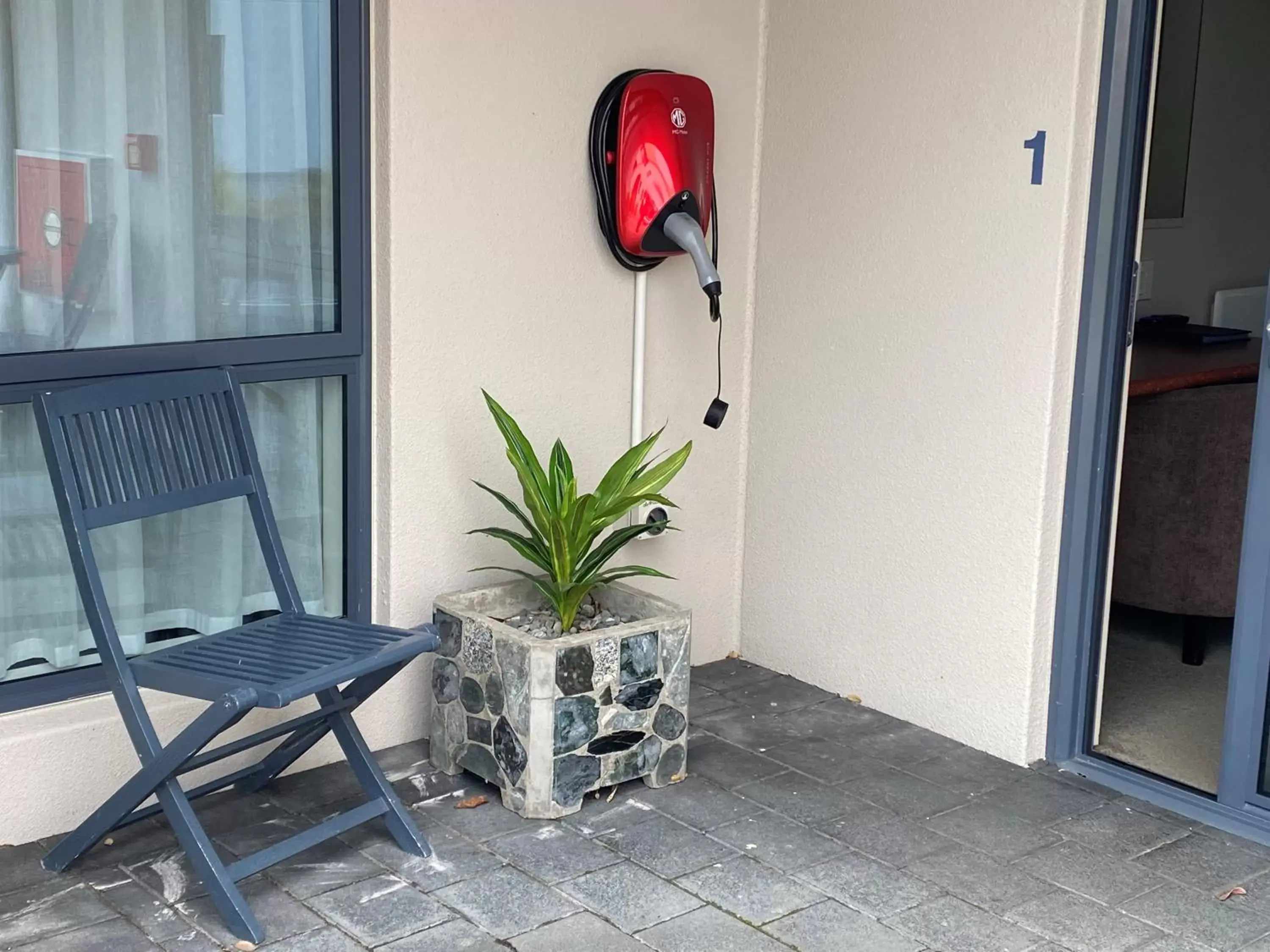 Patio in Bella Vista Motel Greymouth