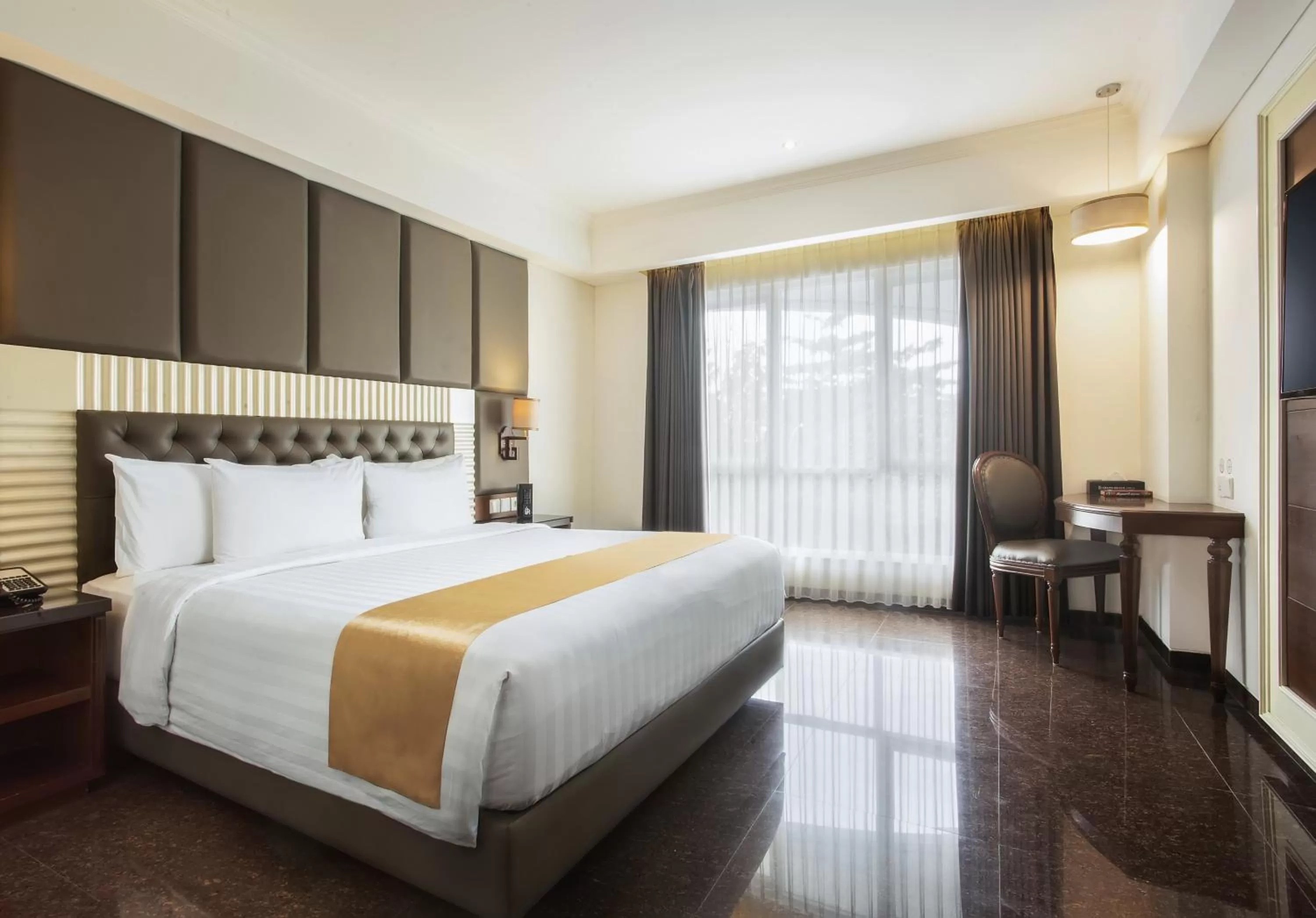 Bedroom, Bed in Grand Rohan Jogja