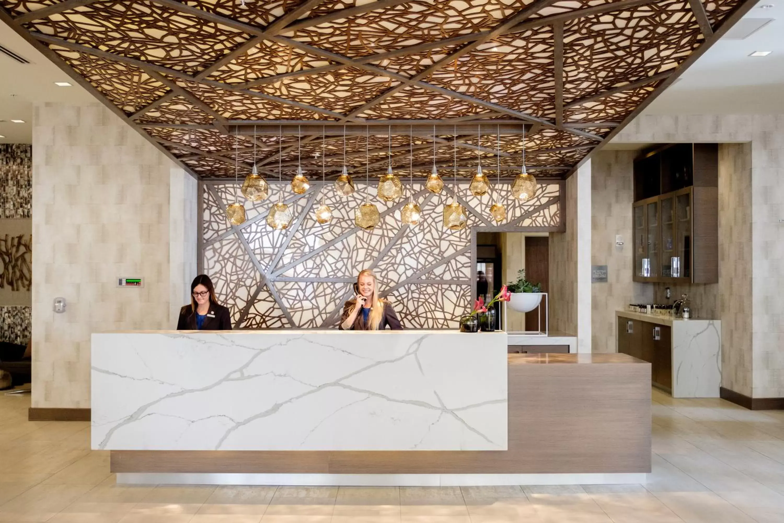 Lobby or reception in AC Hotel by Marriott Cincinnati at The Banks