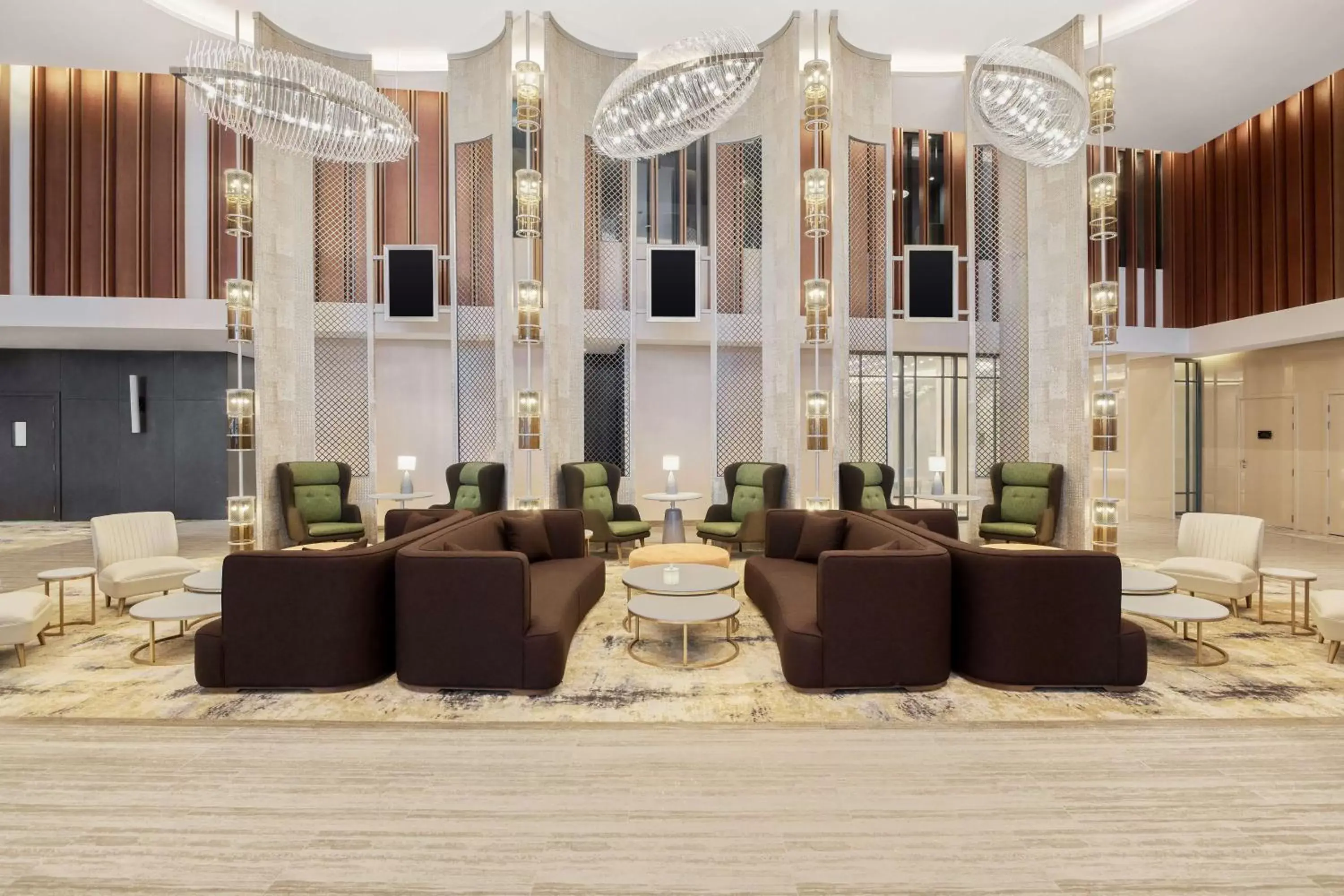 Lobby or reception in Radisson Blu Hotel Riyadh Convention and Exhibition Center