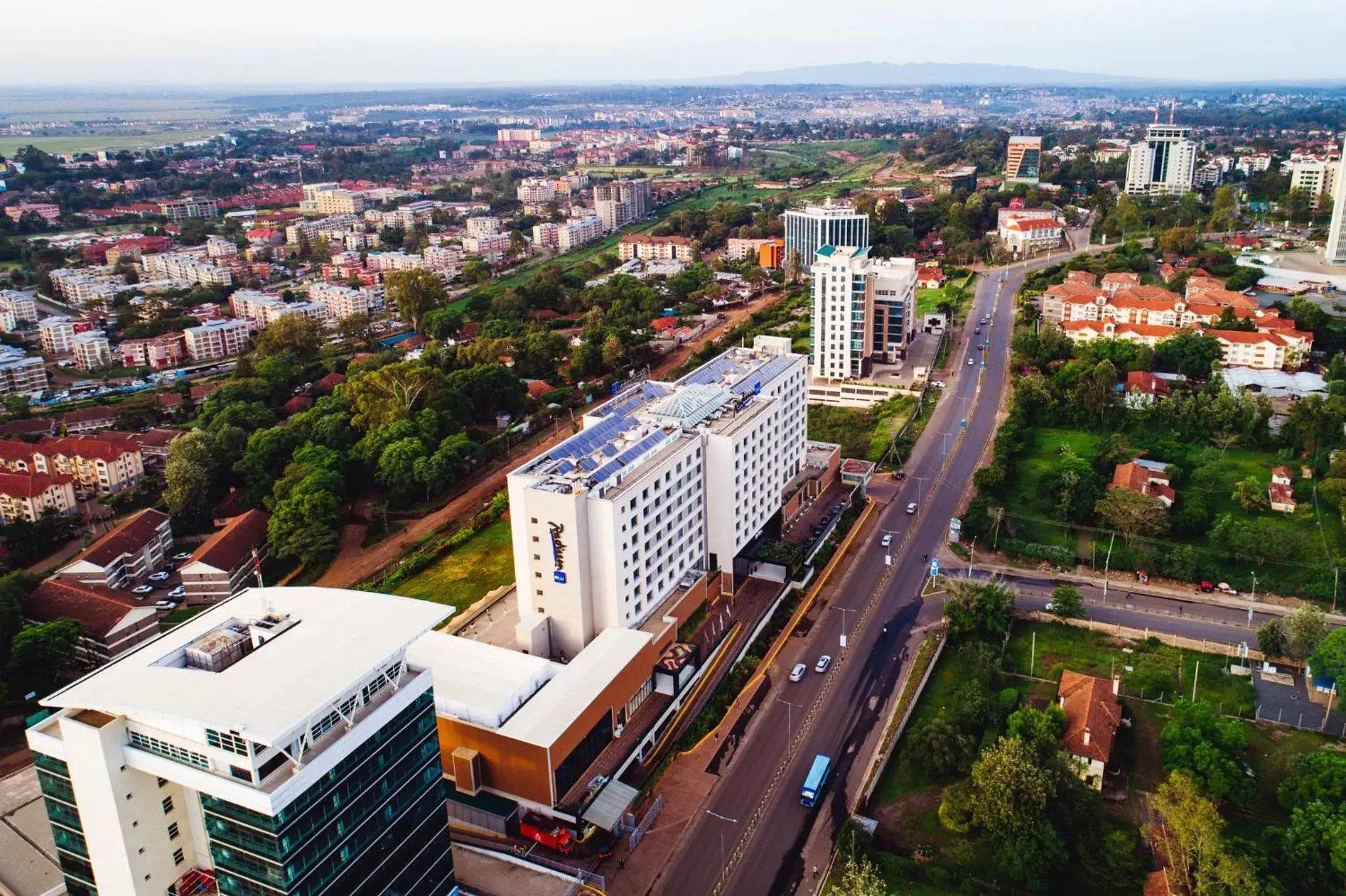 Bird's eye view, Bird's-eye View in Radisson Blu Hotel, Nairobi Upper Hill