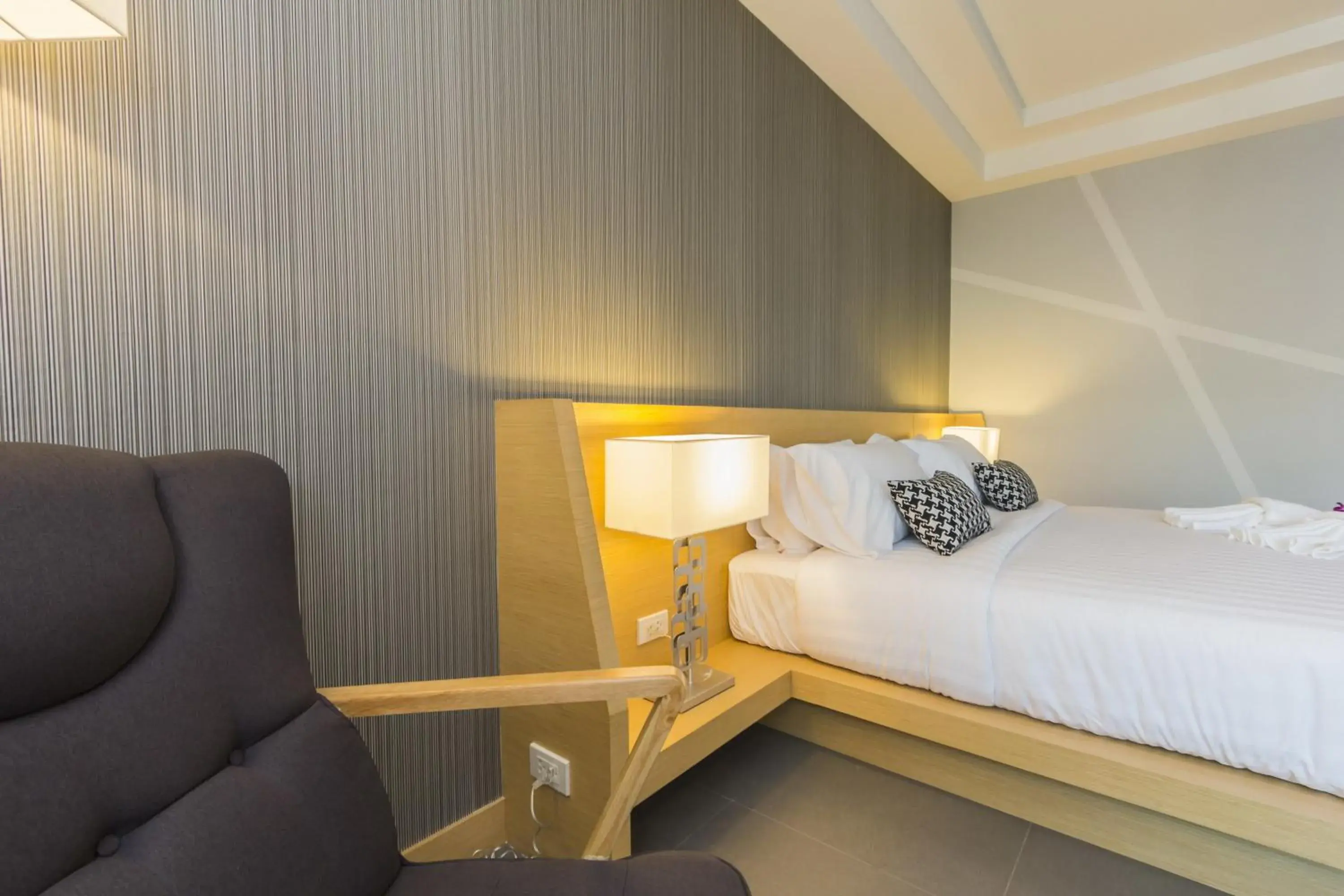 Seating area, Bed in The Capuchin Hotel Krabi, Ao Nang Beach - SHA Plus