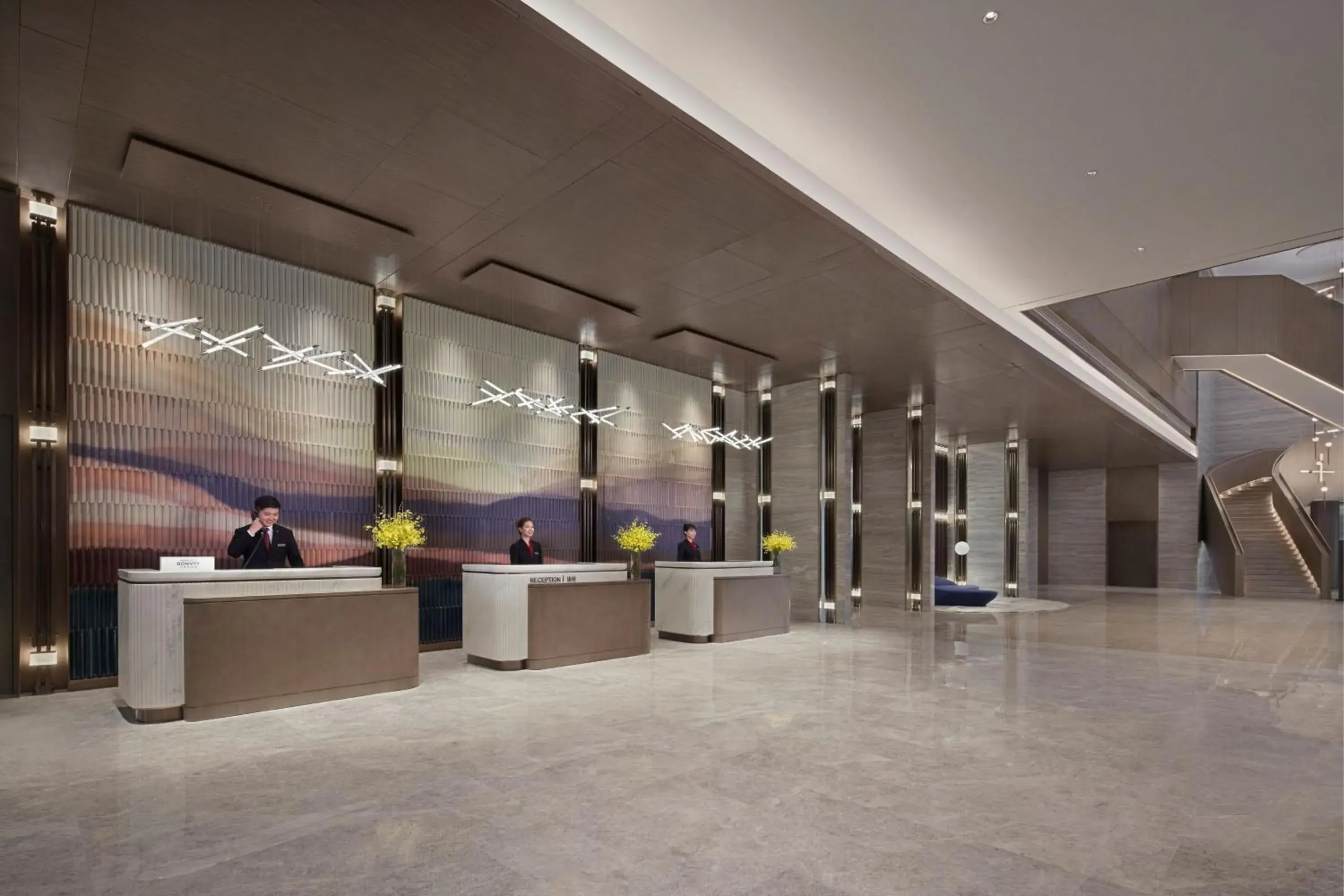 Lobby or reception, Lobby/Reception in Wenzhou Marriott Hotel