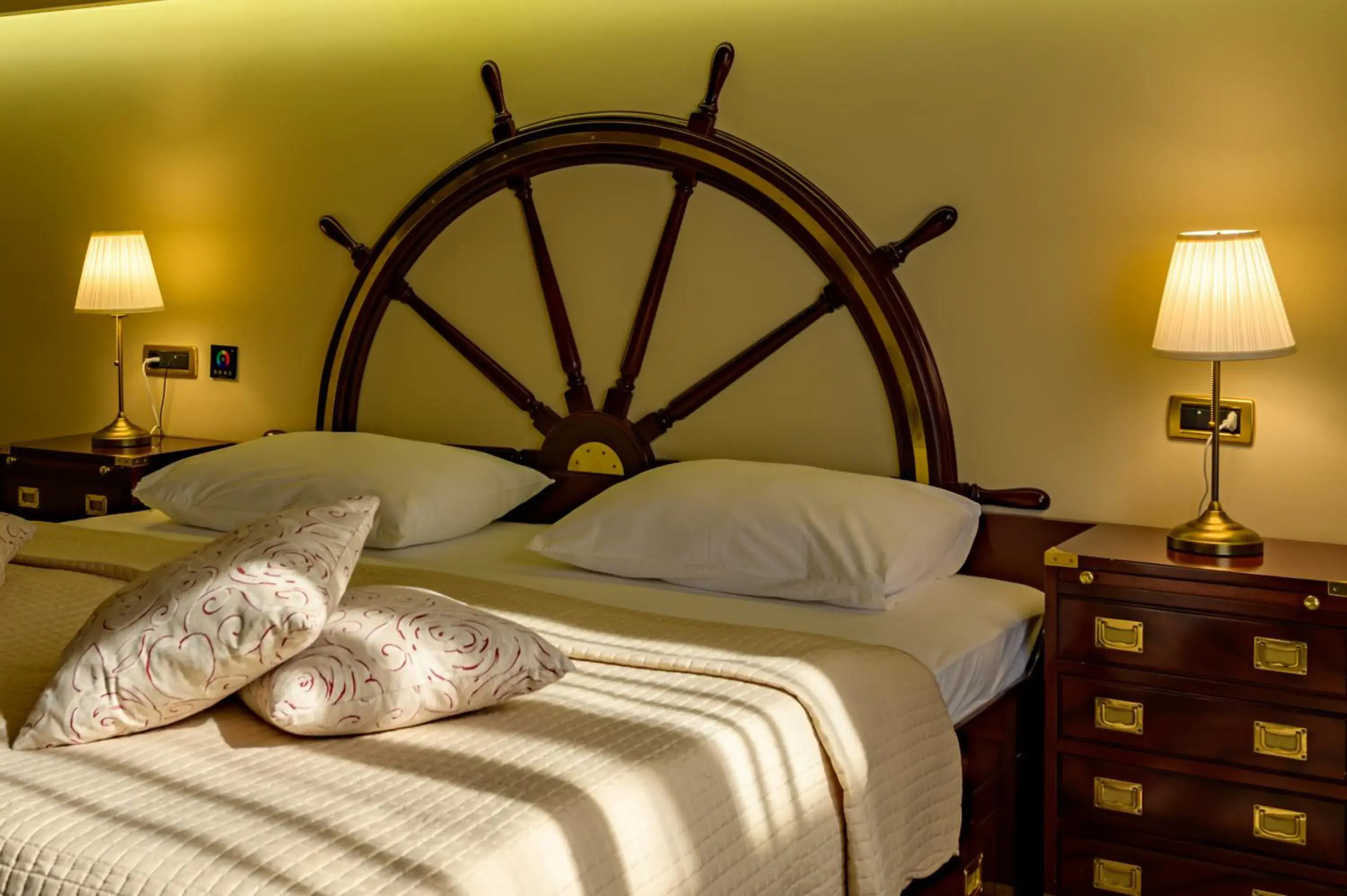Bed in Hotel Nautica