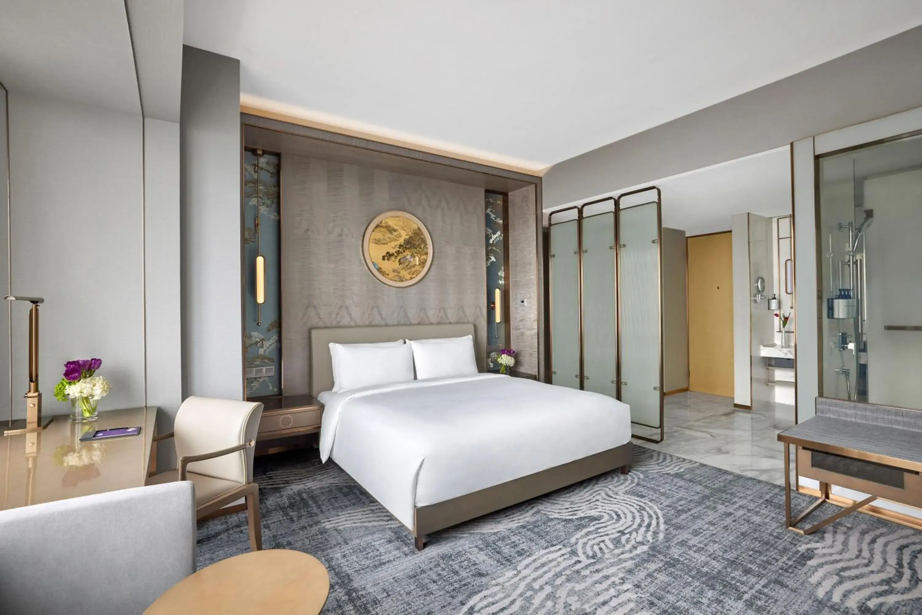 Bed in Conrad By Hilton Shanghai