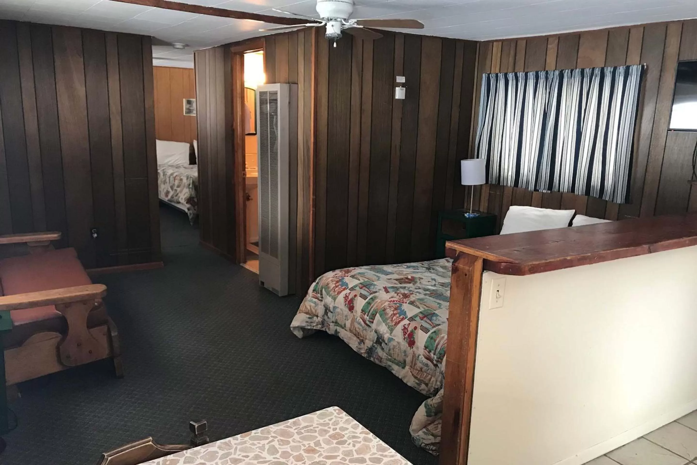 Bed in Elkhorn Lodge