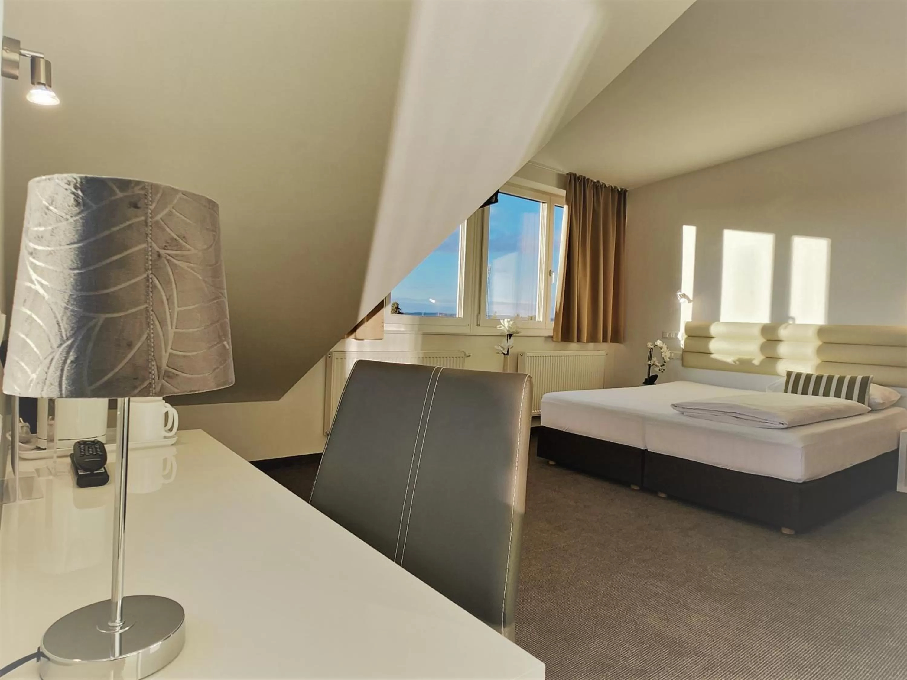 Bed in Hotel Michael