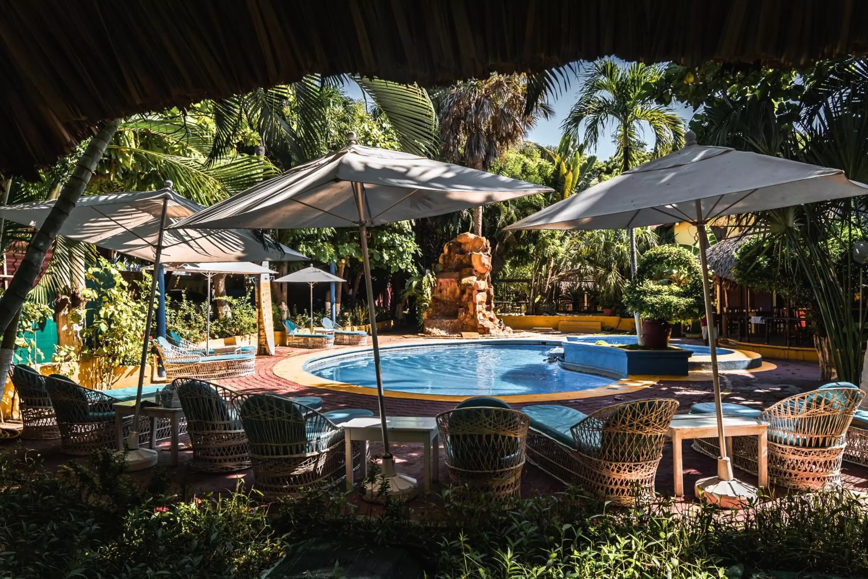 Swimming Pool in Hotel Bungalows Acuario