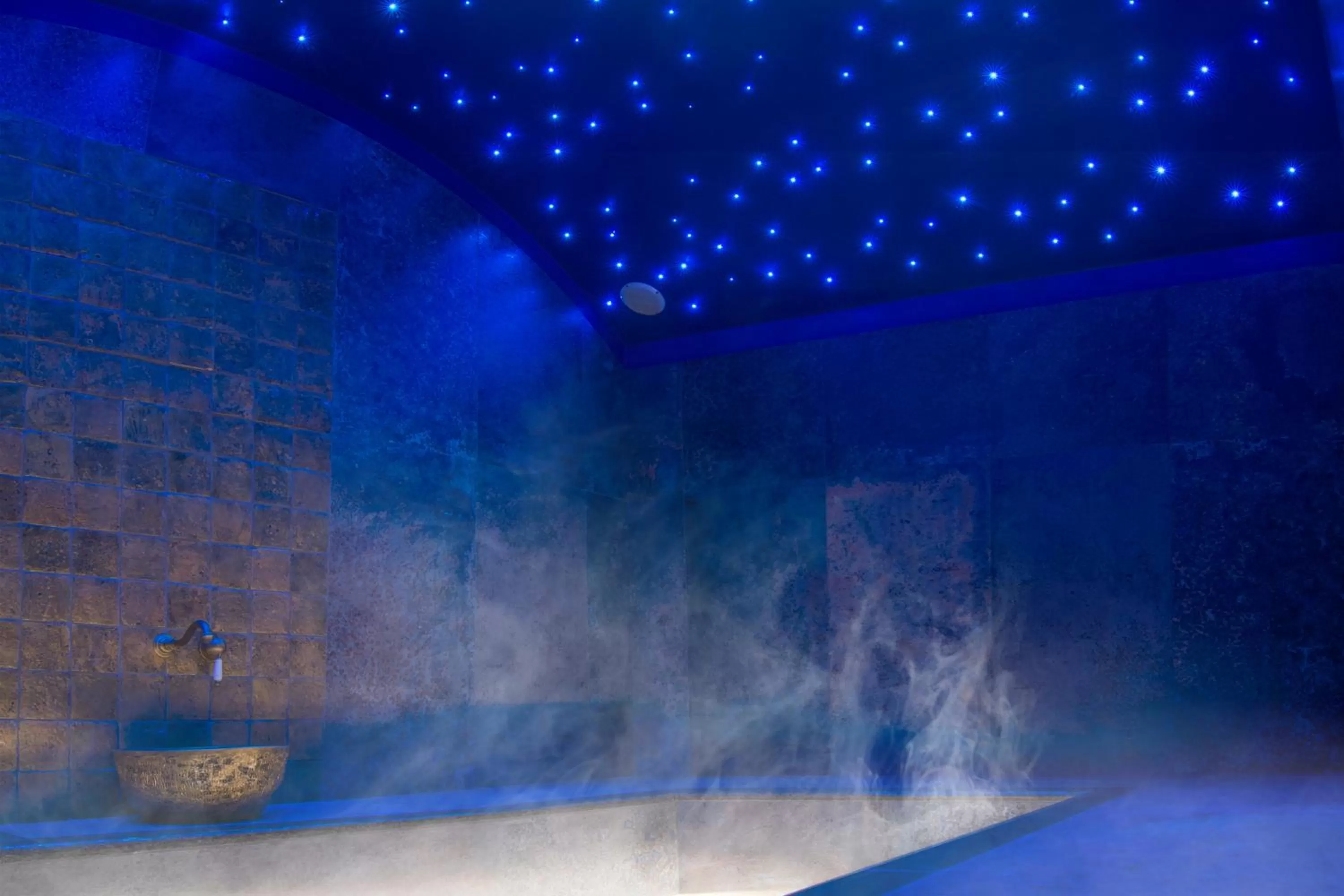 Steam room in AROMA DRYOS SPA & ECO Hotel