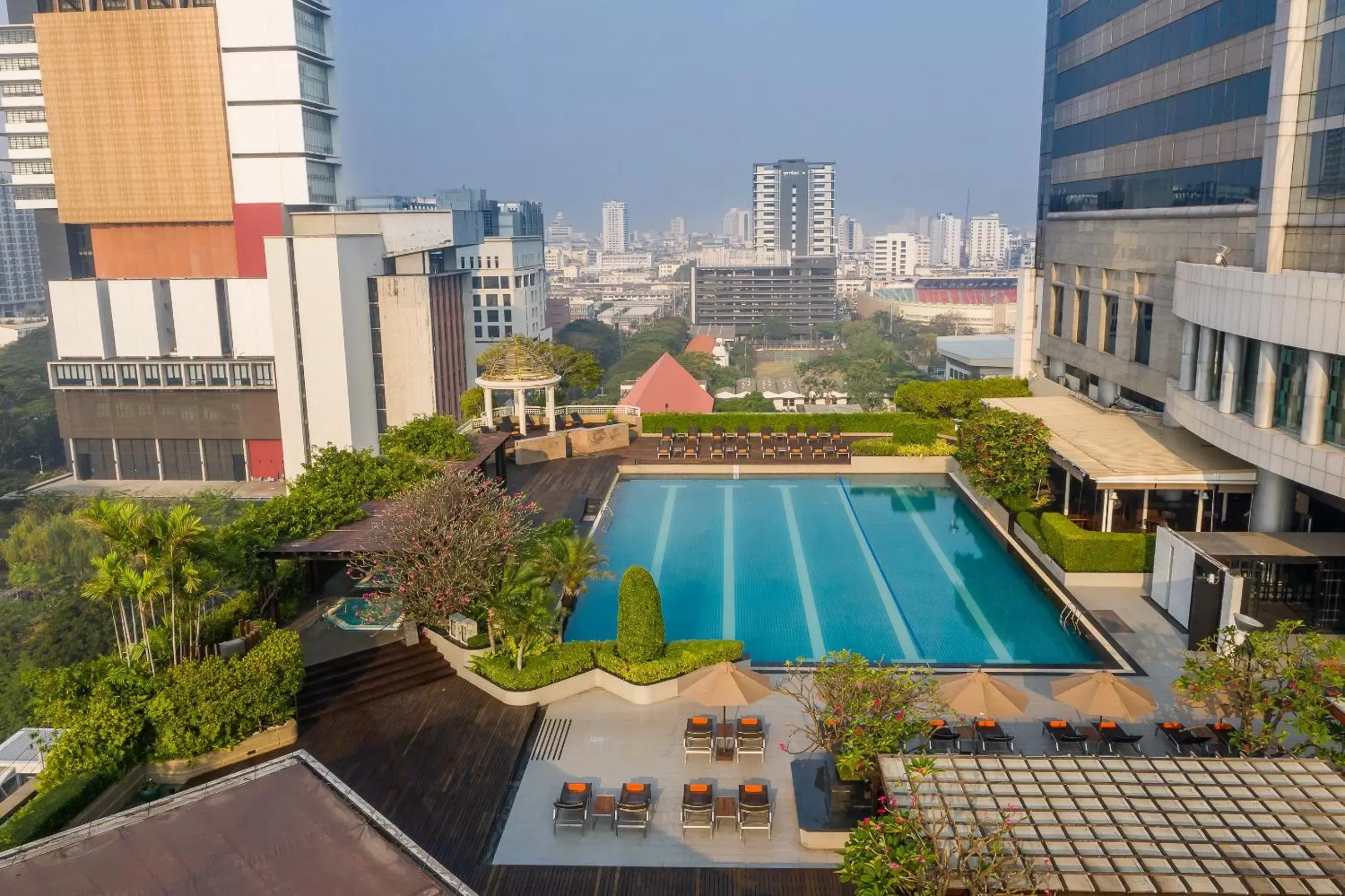 Swimming pool, Pool View in Pathumwan Princess Hotel - SHA Extra Plus Certified