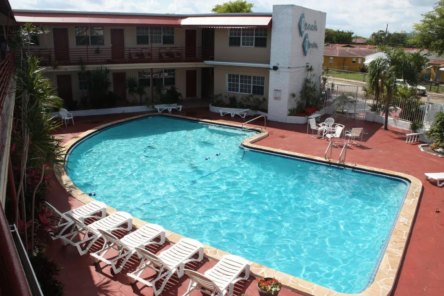 Swimming pool, Pool View in Beach and Town Motel
