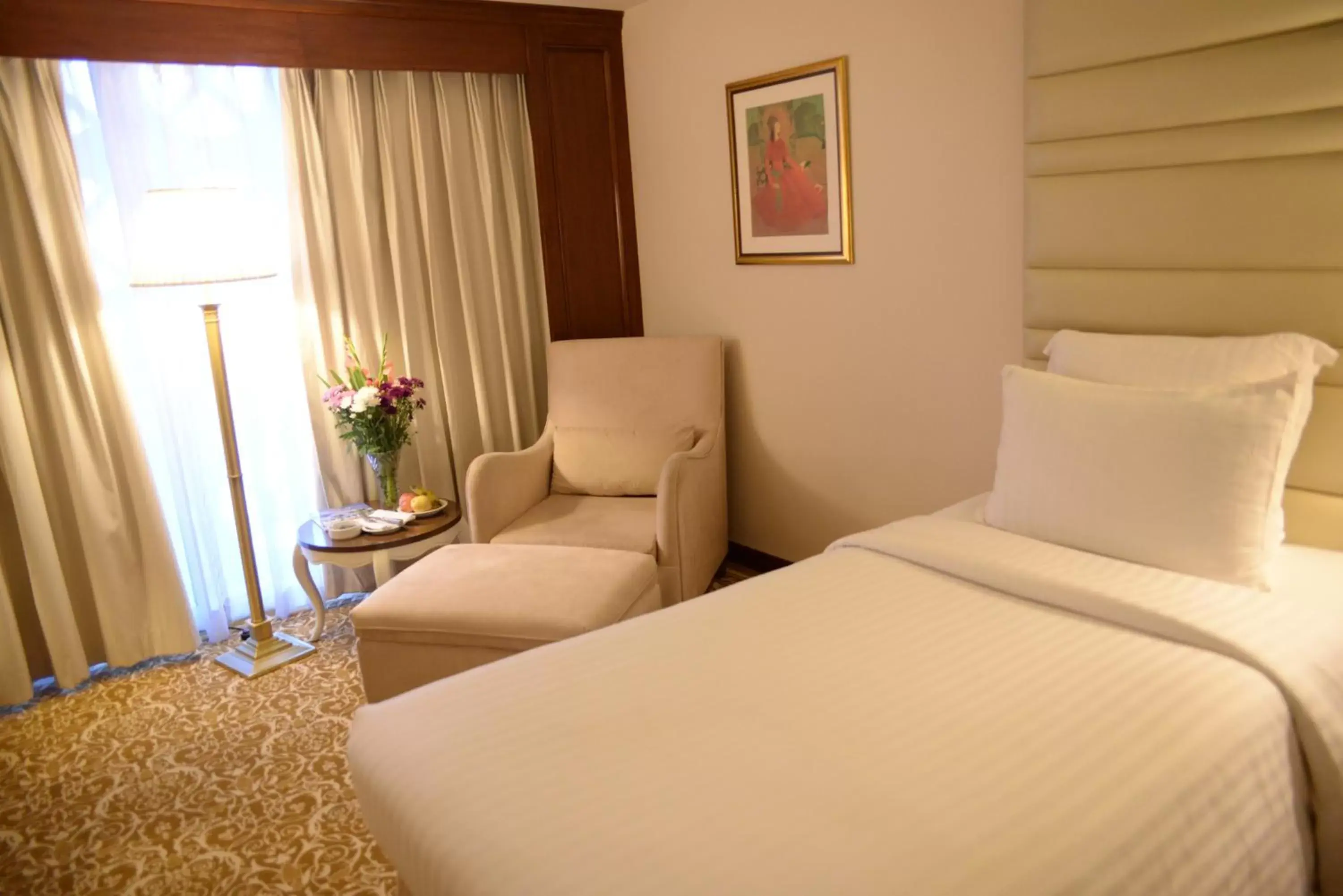 Bed in Pearl Continental Hotel, Karachi