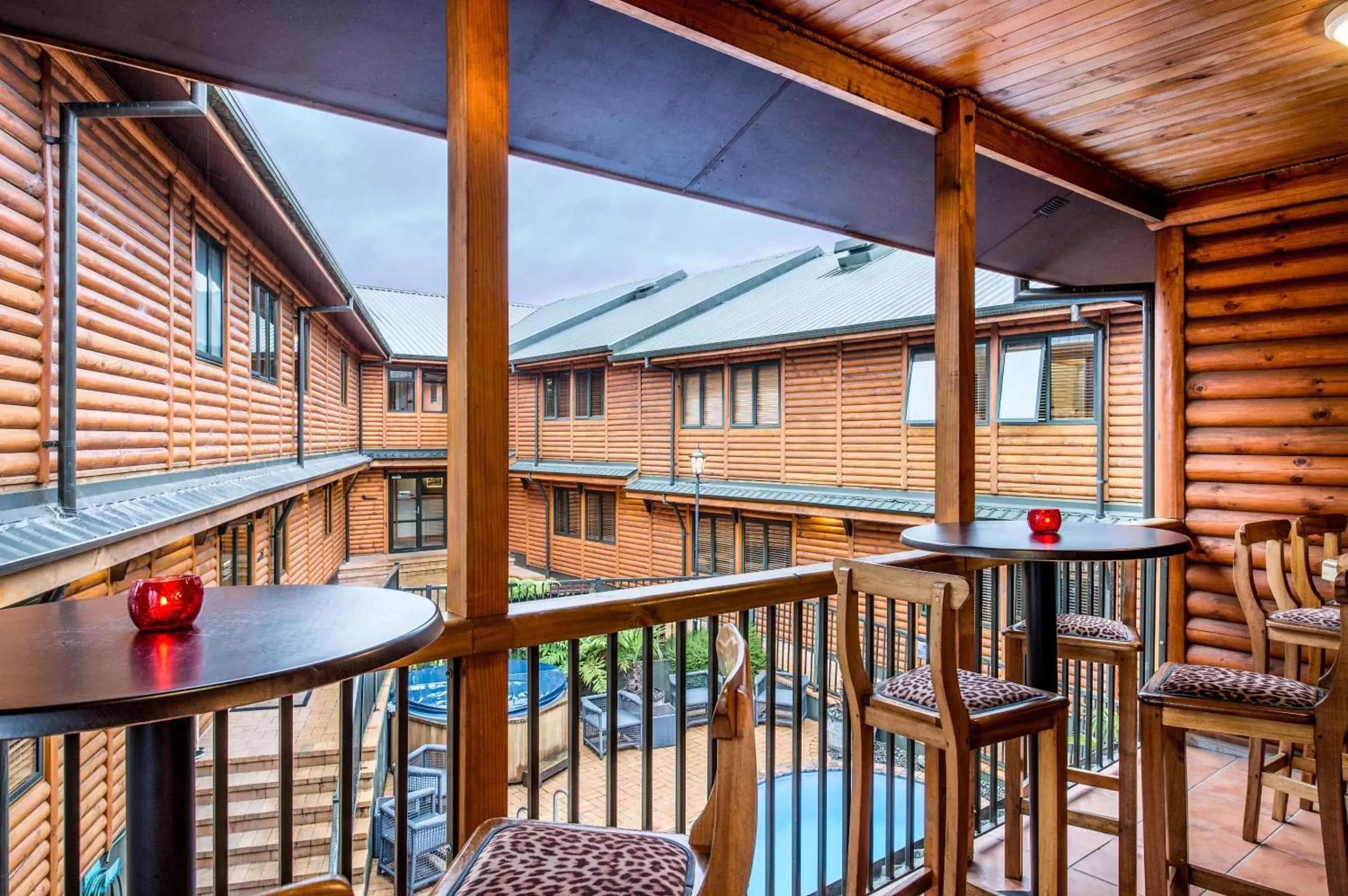 Balcony/Terrace in Lakefront Lodge Taupo