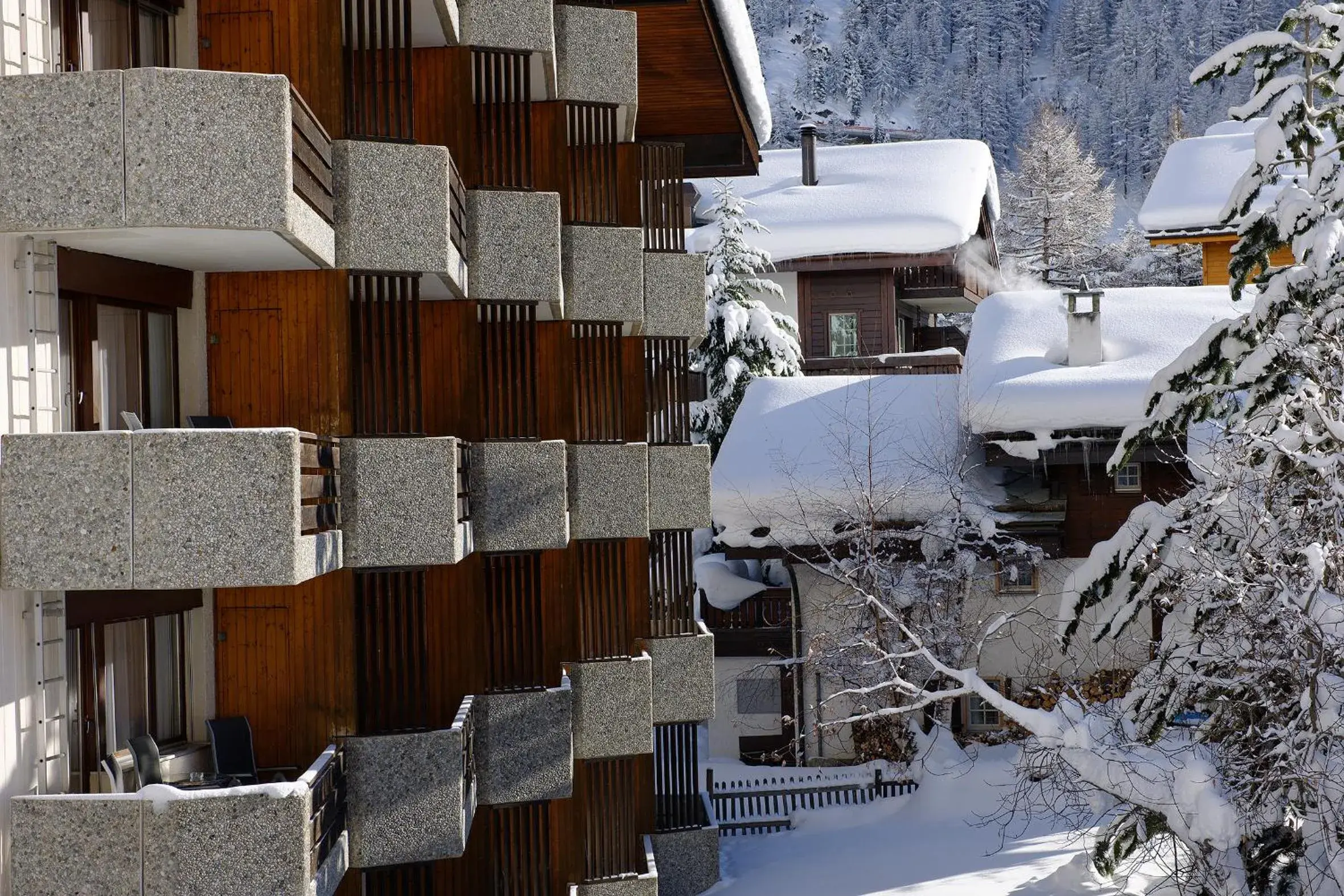 Facade/entrance in Hotel Ambassador Zermatt