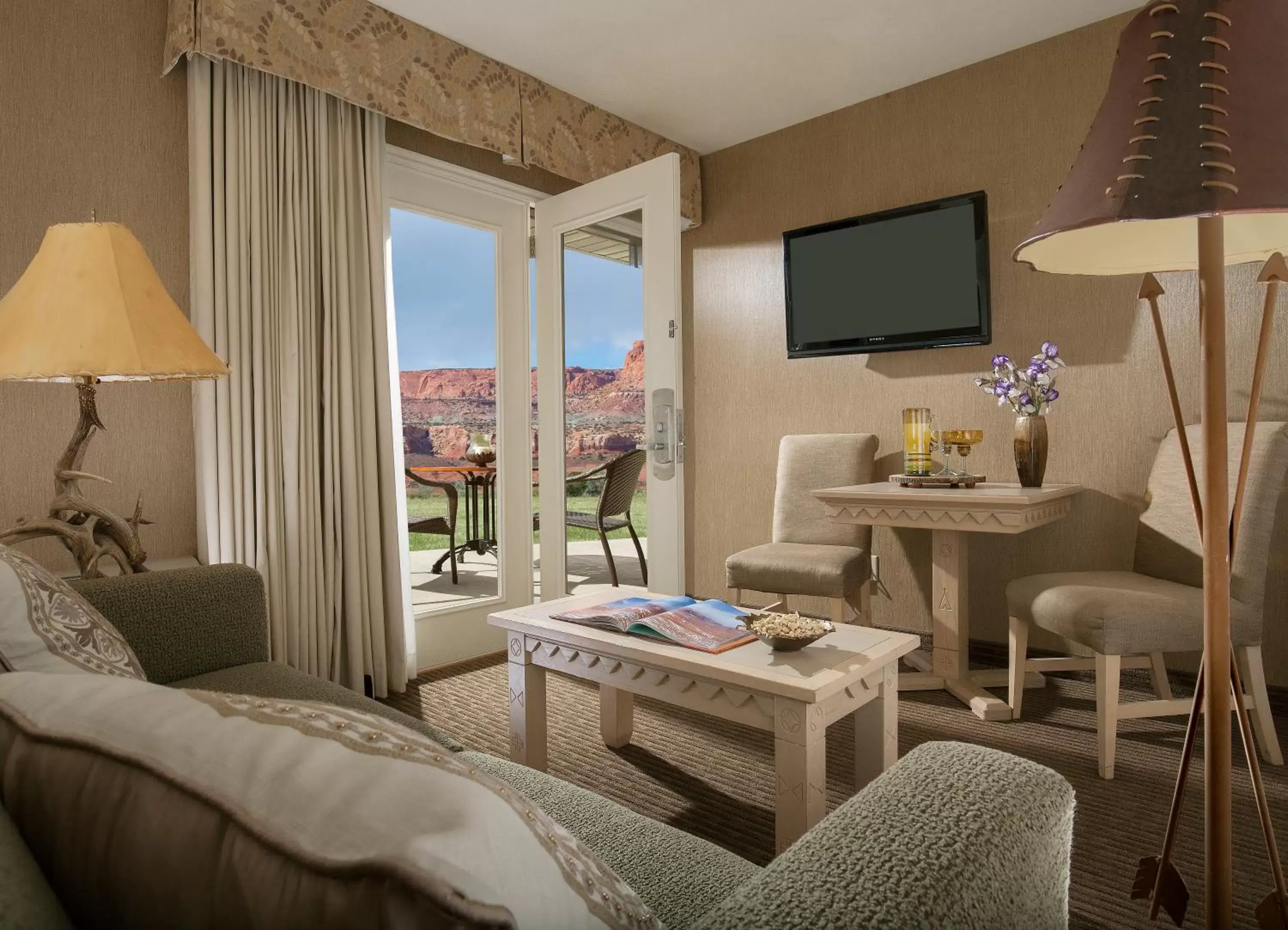 Patio, Seating Area in Capitol Reef Resort