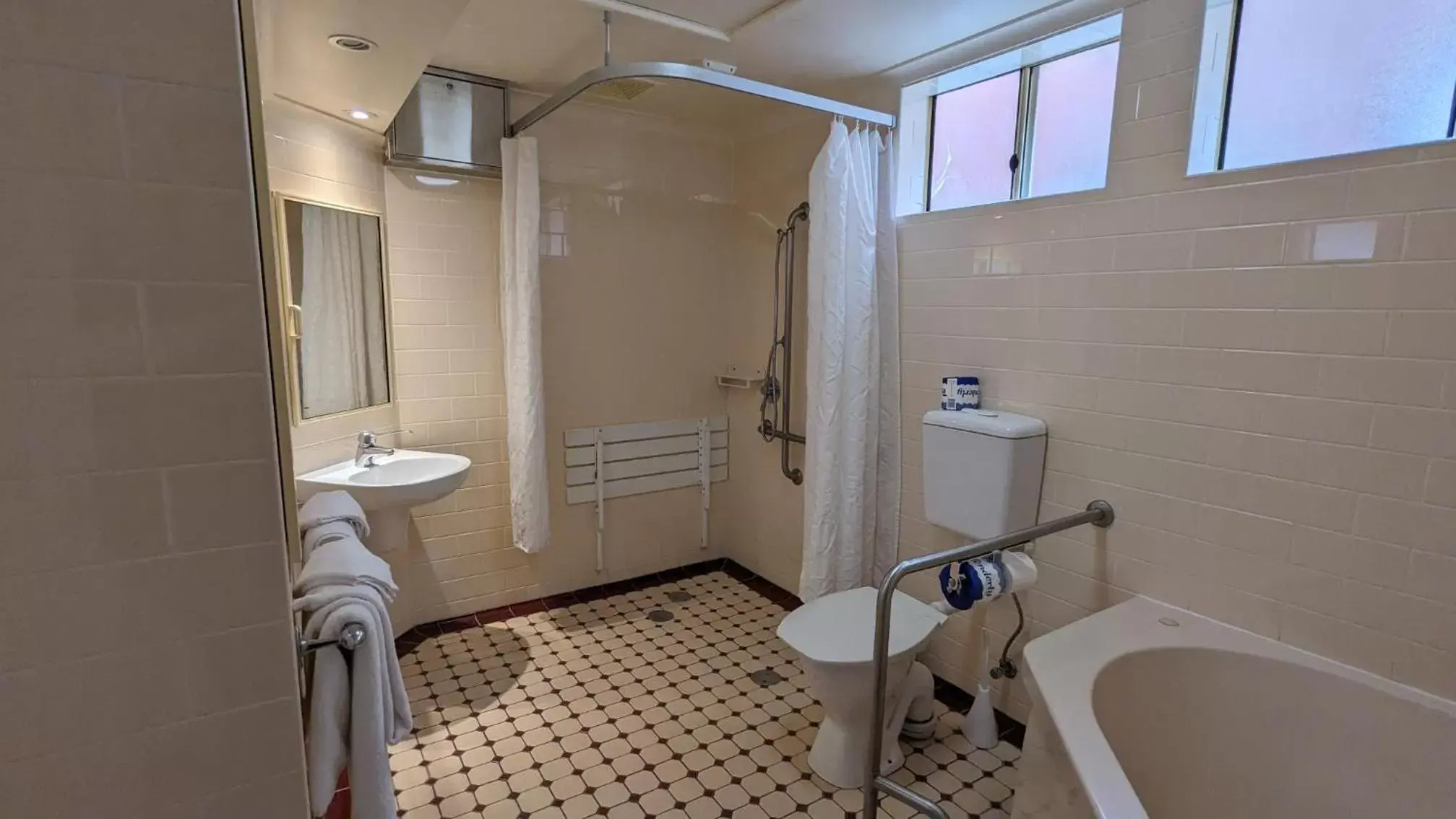 Bathroom in River Motel