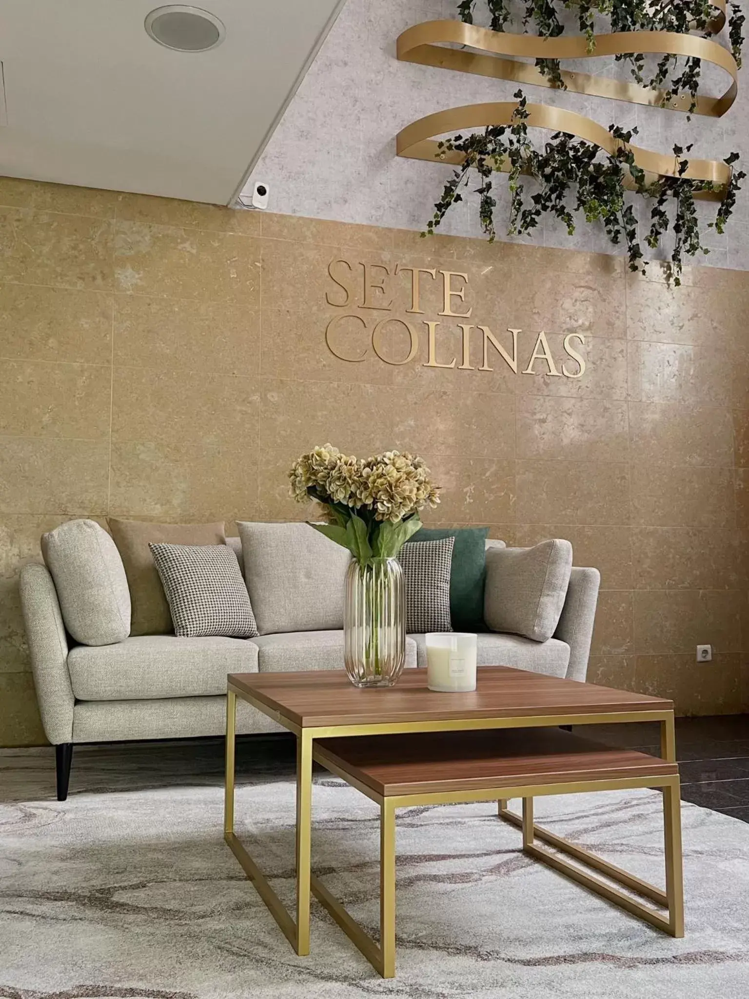 Lobby or reception in Hotel Sete Colinas