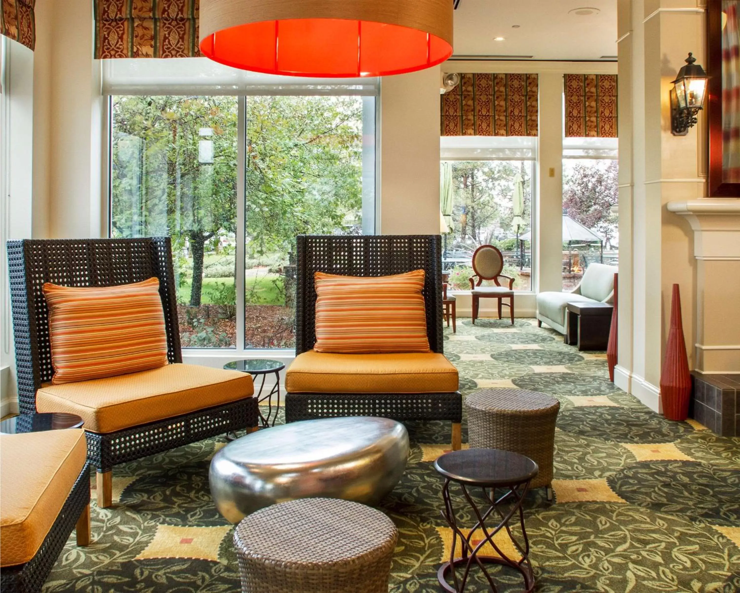 Lobby or reception in Hilton Garden Inn Denver Airport