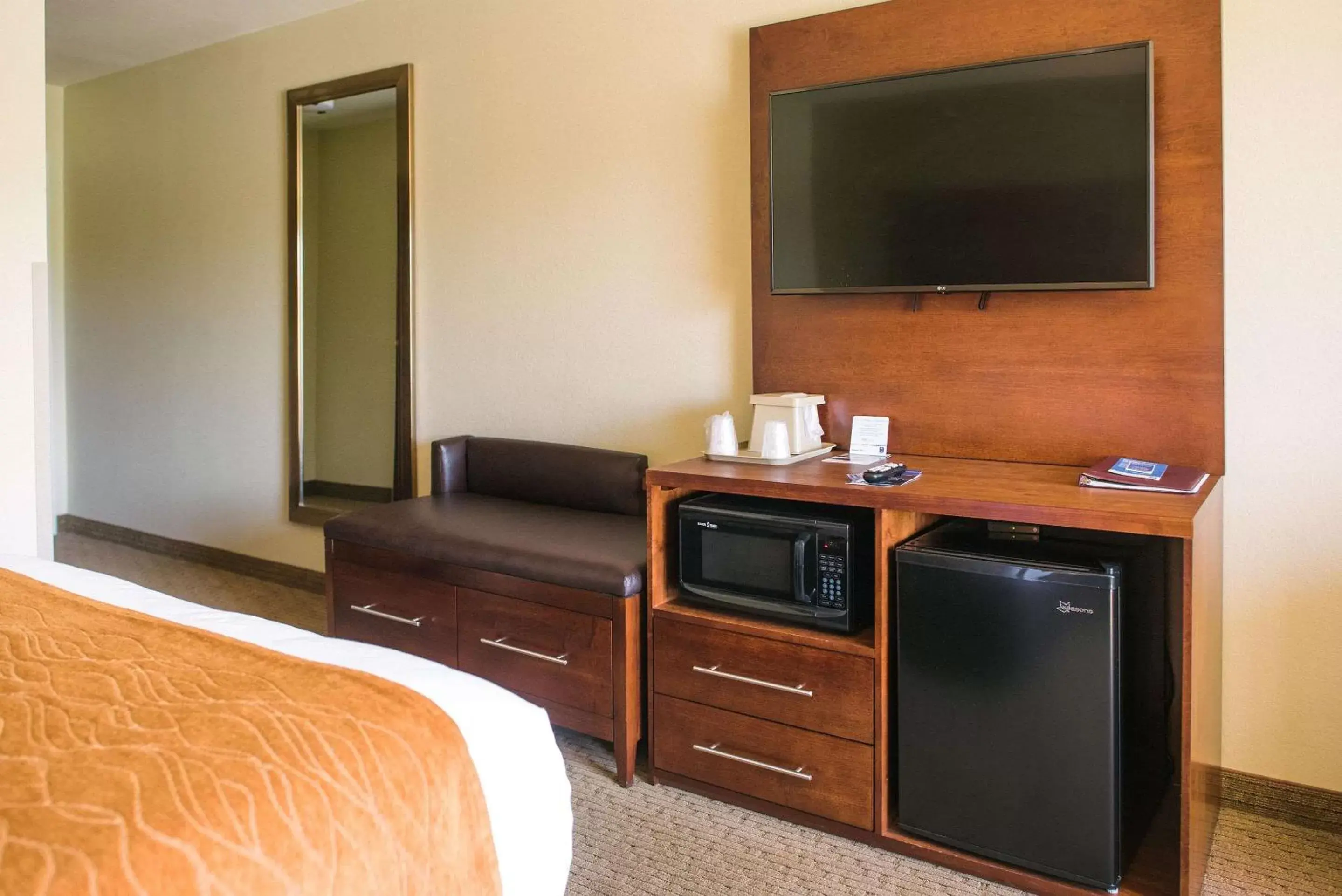 Photo of the whole room, TV/Entertainment Center in Comfort Inn & Suites Near Custer State Park and Mt Rushmore