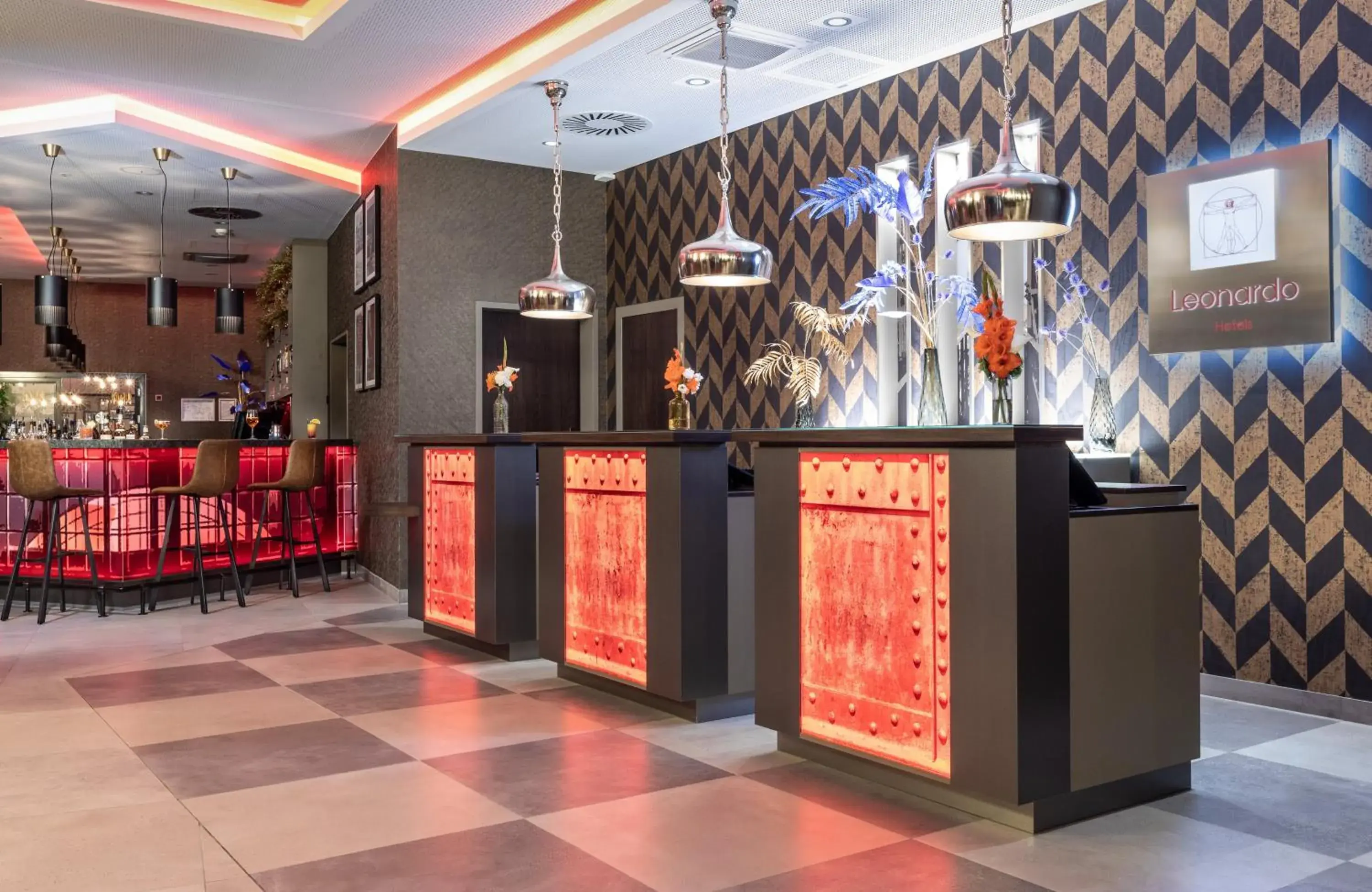 Lobby or reception, Lobby/Reception in Leonardo Hotel Dortmund