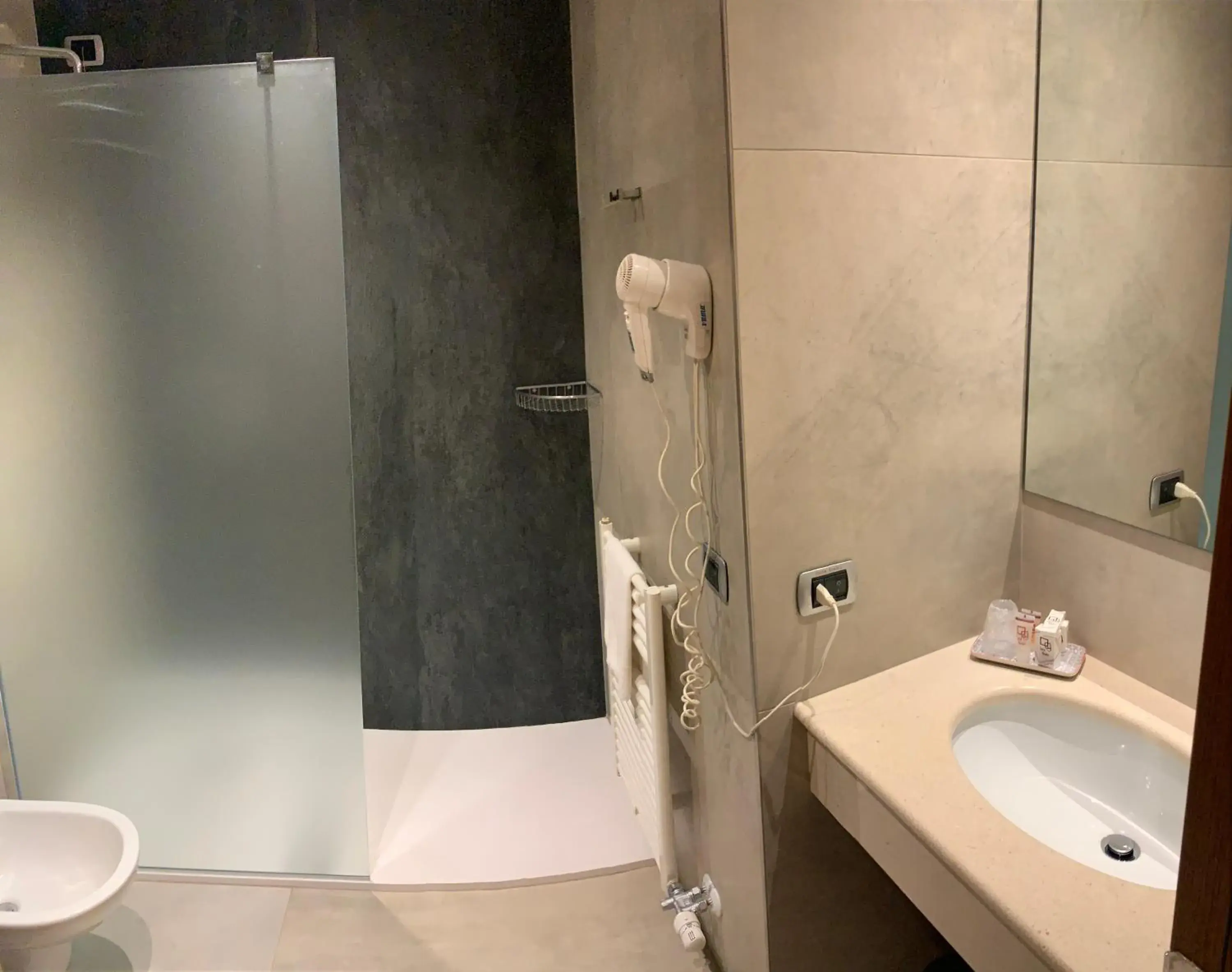 Bathroom in Hotel Corte Quadri