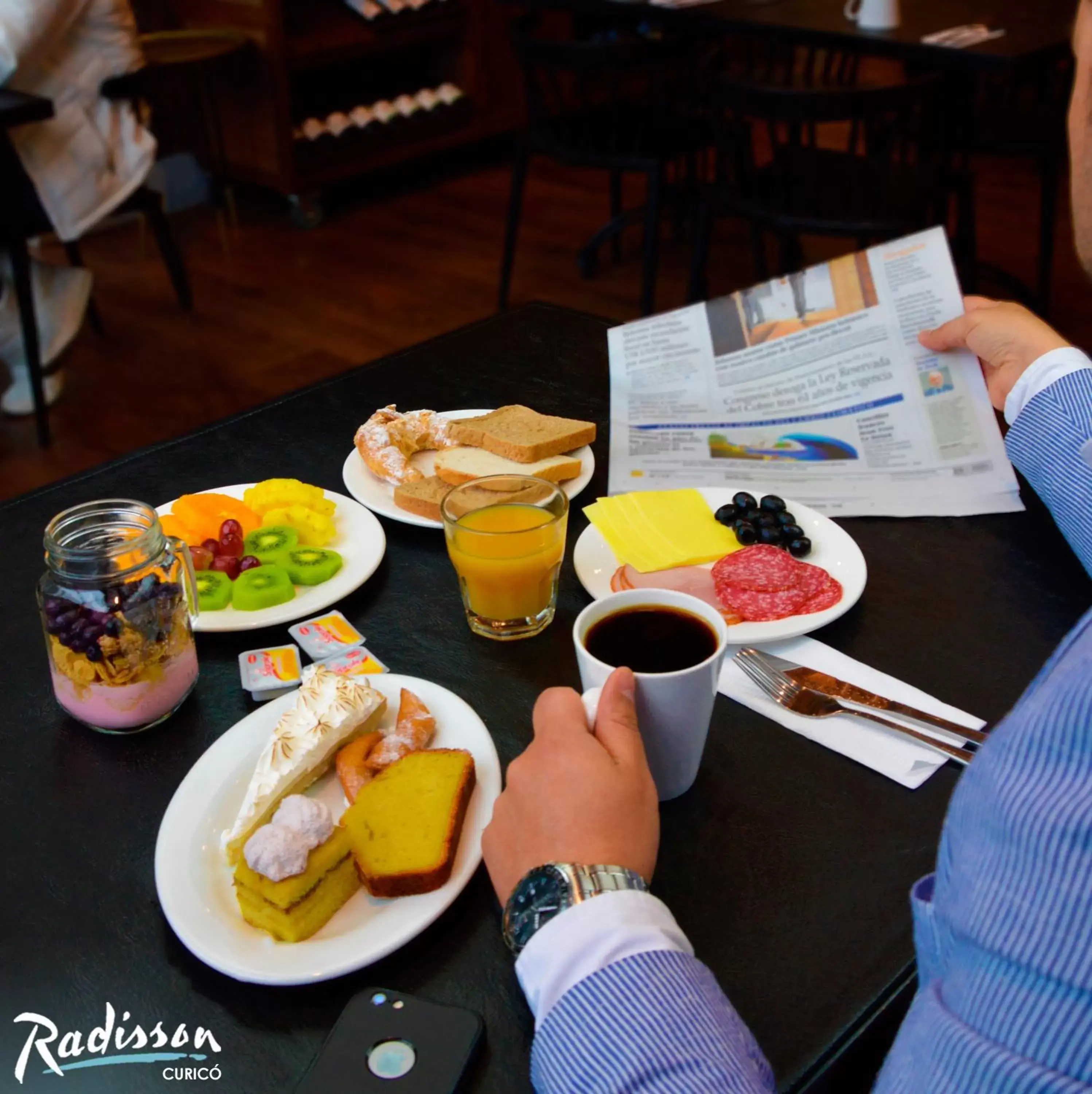 Breakfast in Radisson Hotel Curico