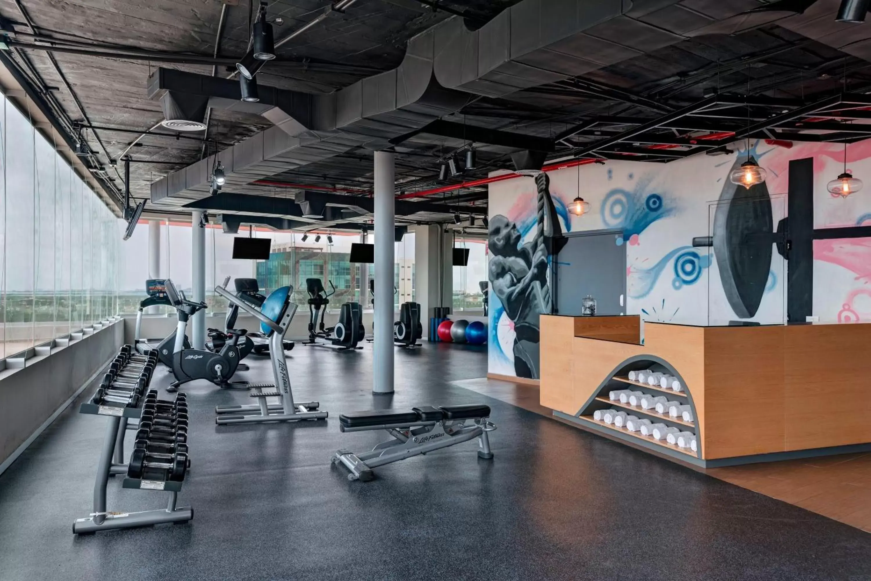 Fitness centre/facilities, Fitness Center/Facilities in Four Points by Sheraton Cancun Centro