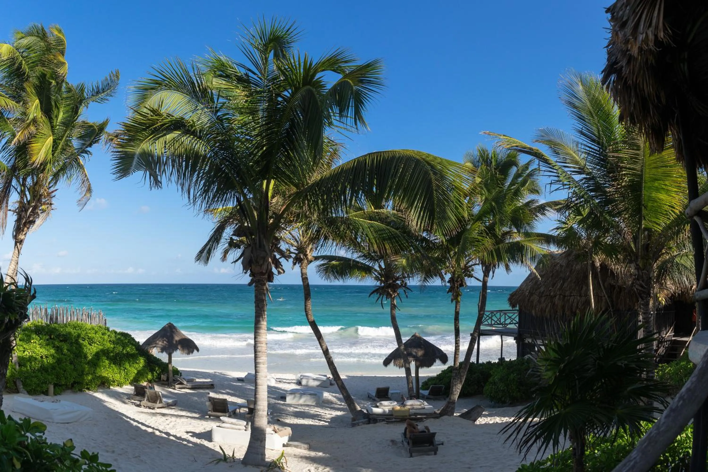 Beach in LUV Tulum