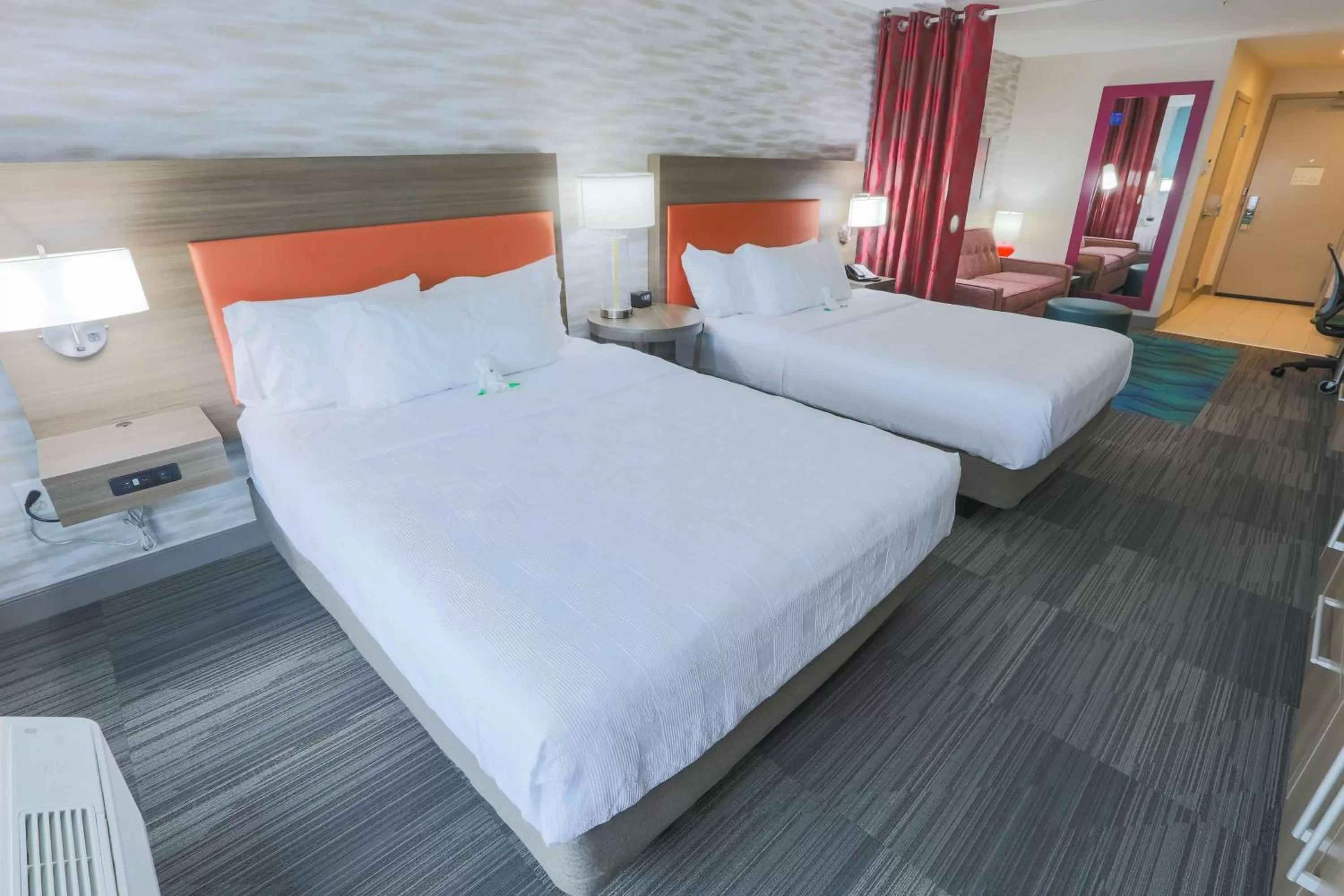 Living room, Bed in Home2 Suites By Hilton Cumming Atlanta, Ga