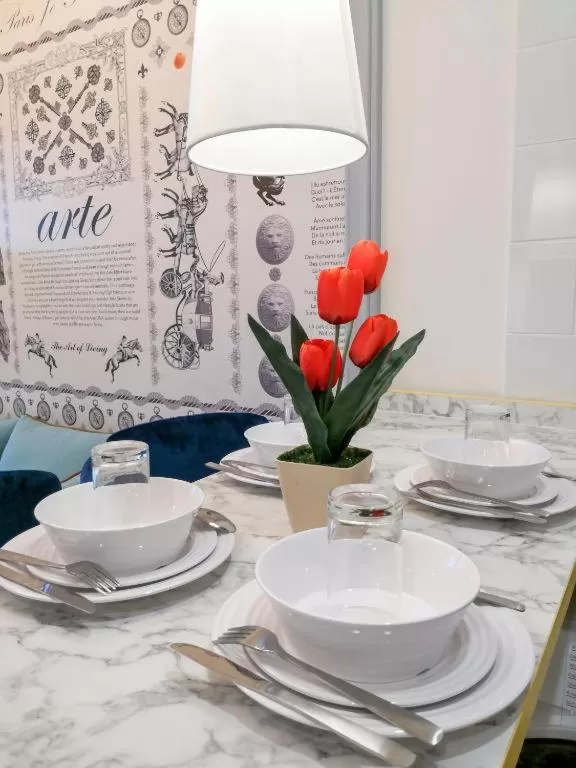 Dining area in Arte Mont Kiara Hotel Suite