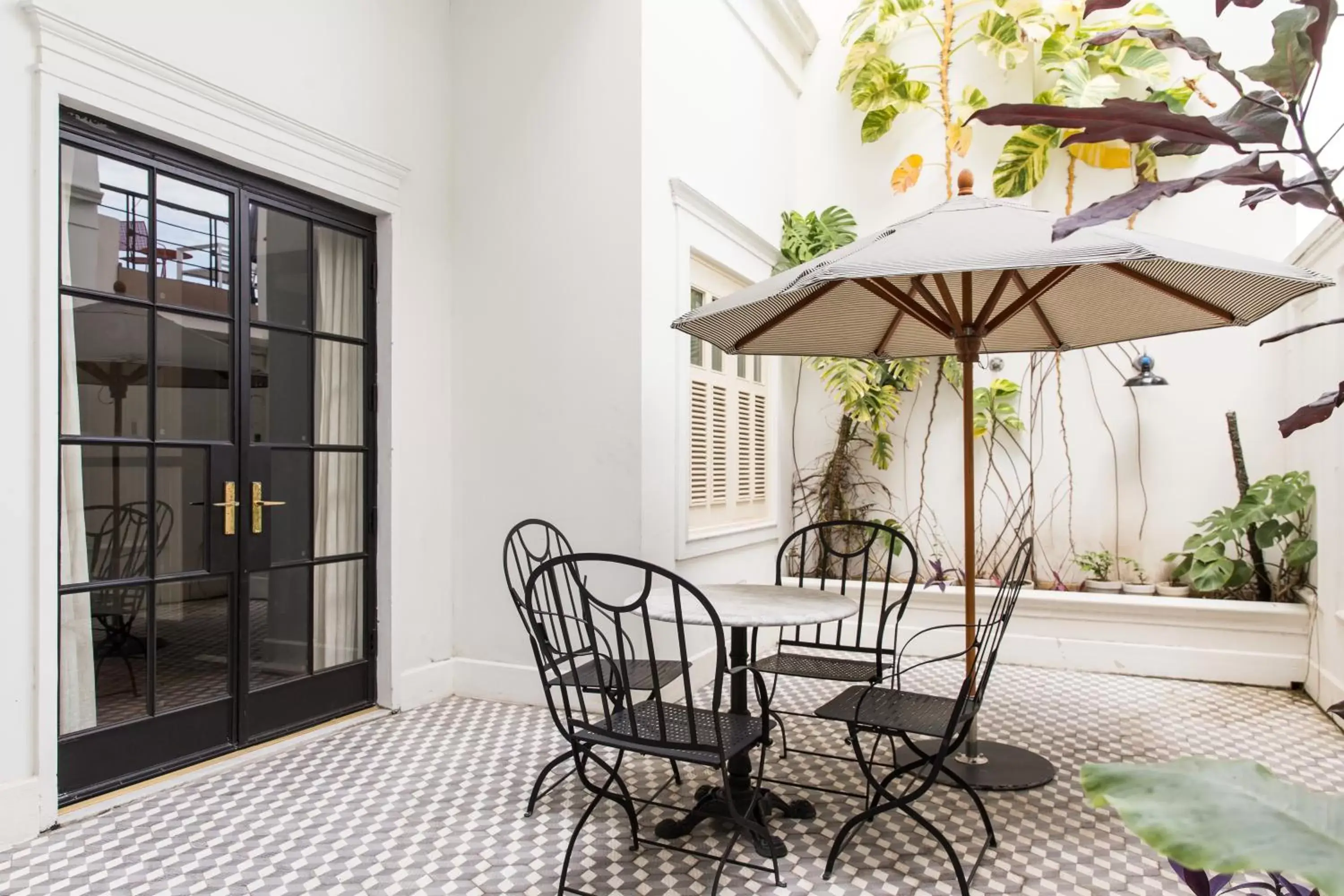 Patio in American Trade Hotel