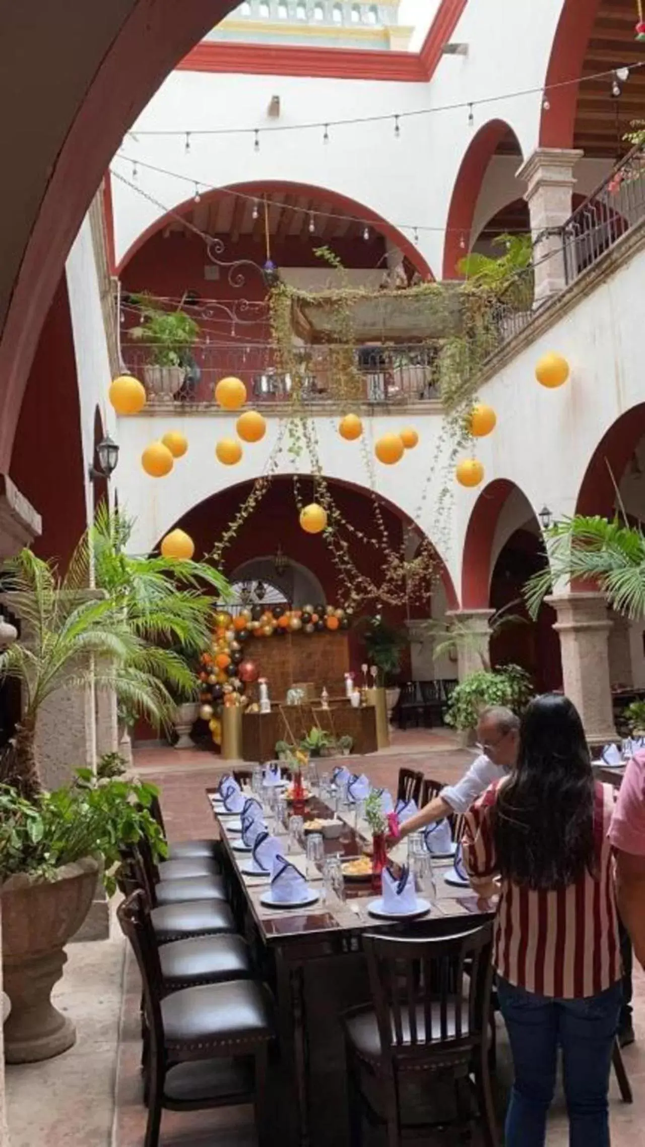 Patio, Restaurant/Places to Eat in Hotel Santa Elena