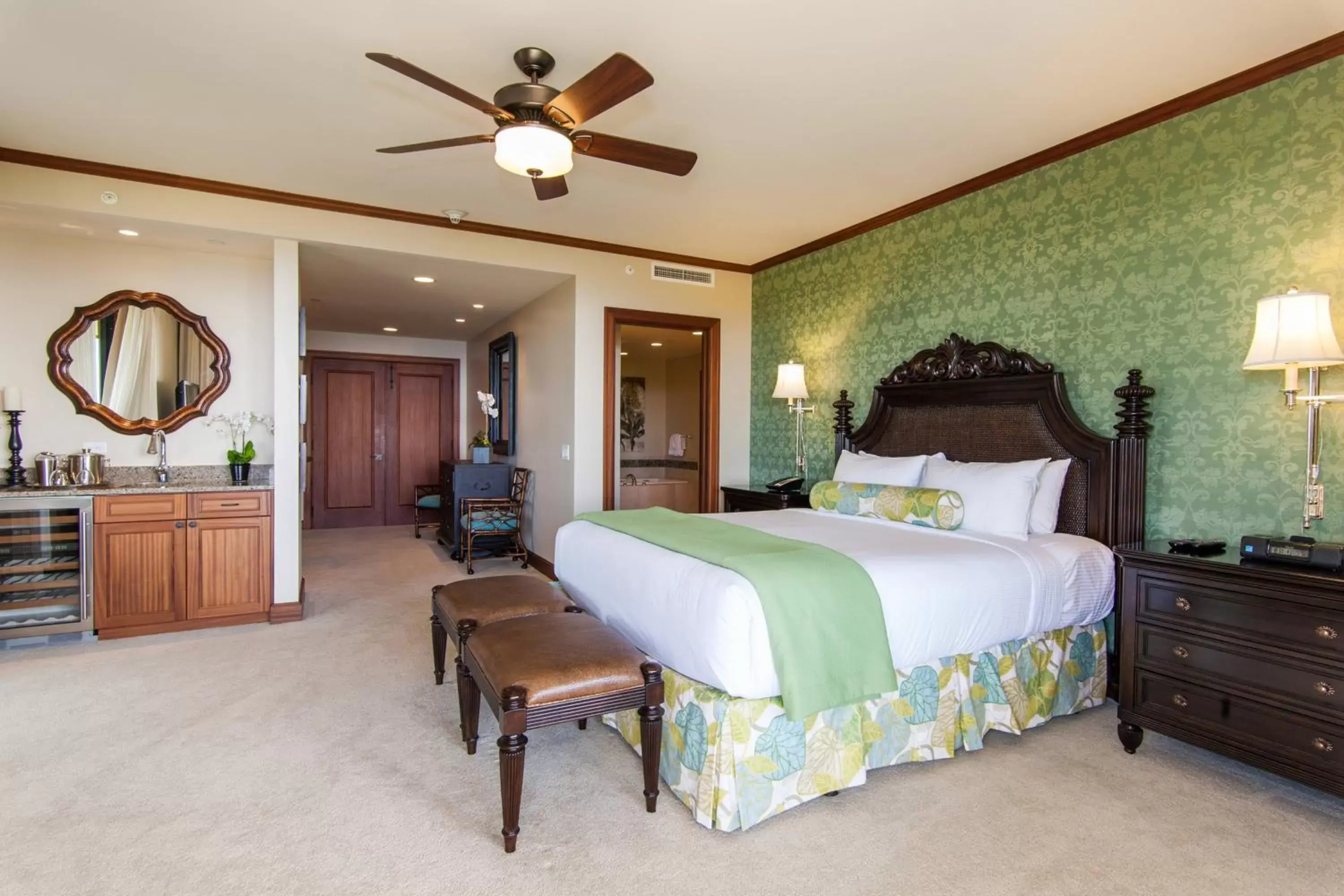 Bedroom, Bed in Koloa Landing Resort at Po'ipu, Autograph Collection