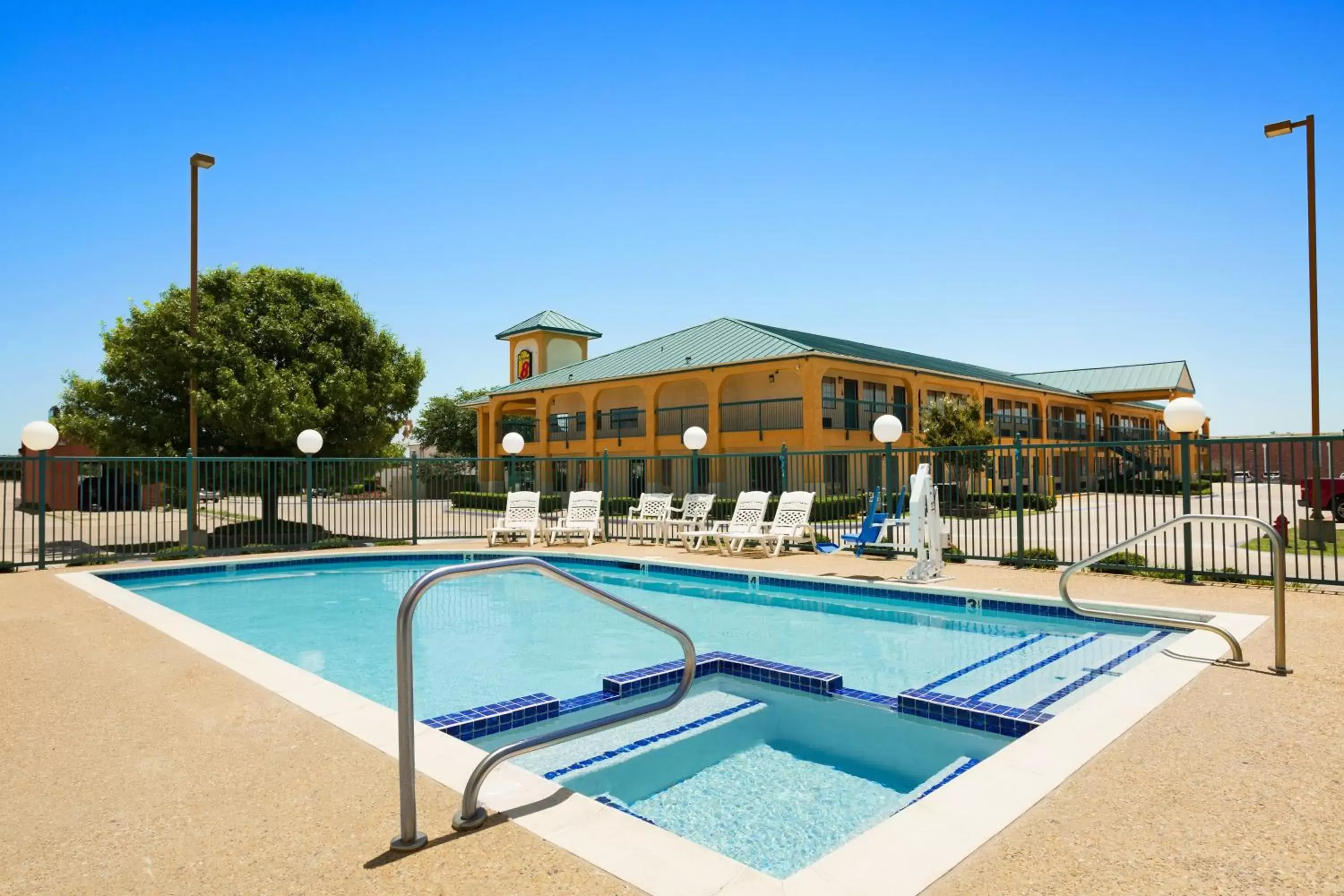 Day, Swimming Pool in Super 8 by Wyndham Grand Prairie Southwest