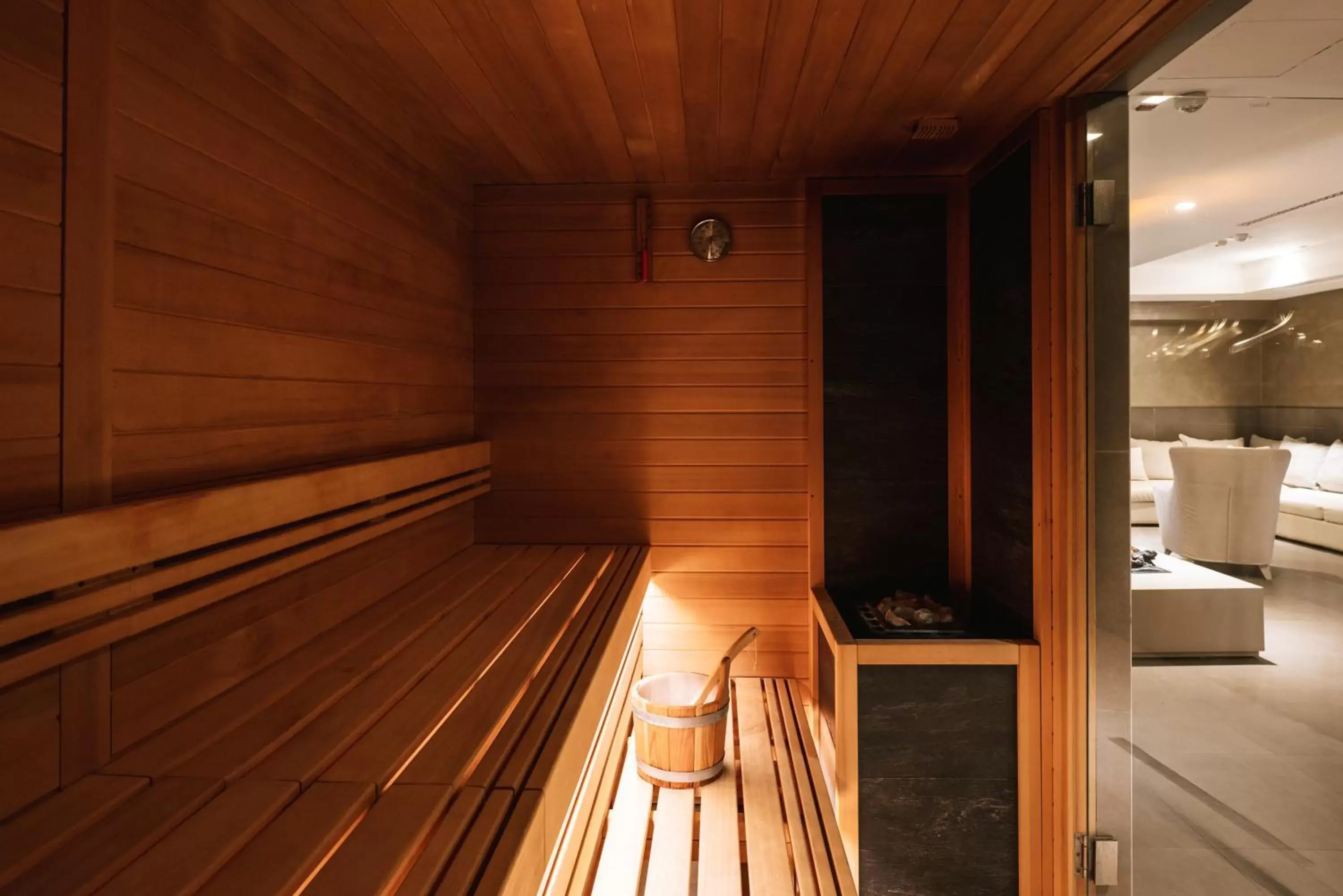 Sauna in Hotel De La Ville