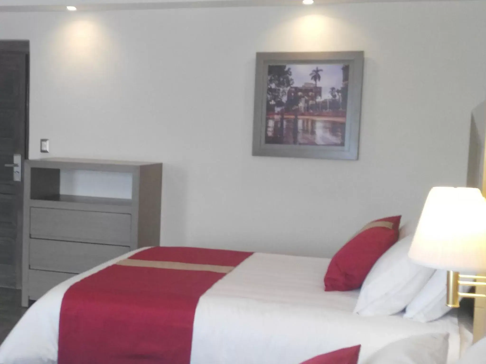 Bed in Hotel Mansur Business & Leisure