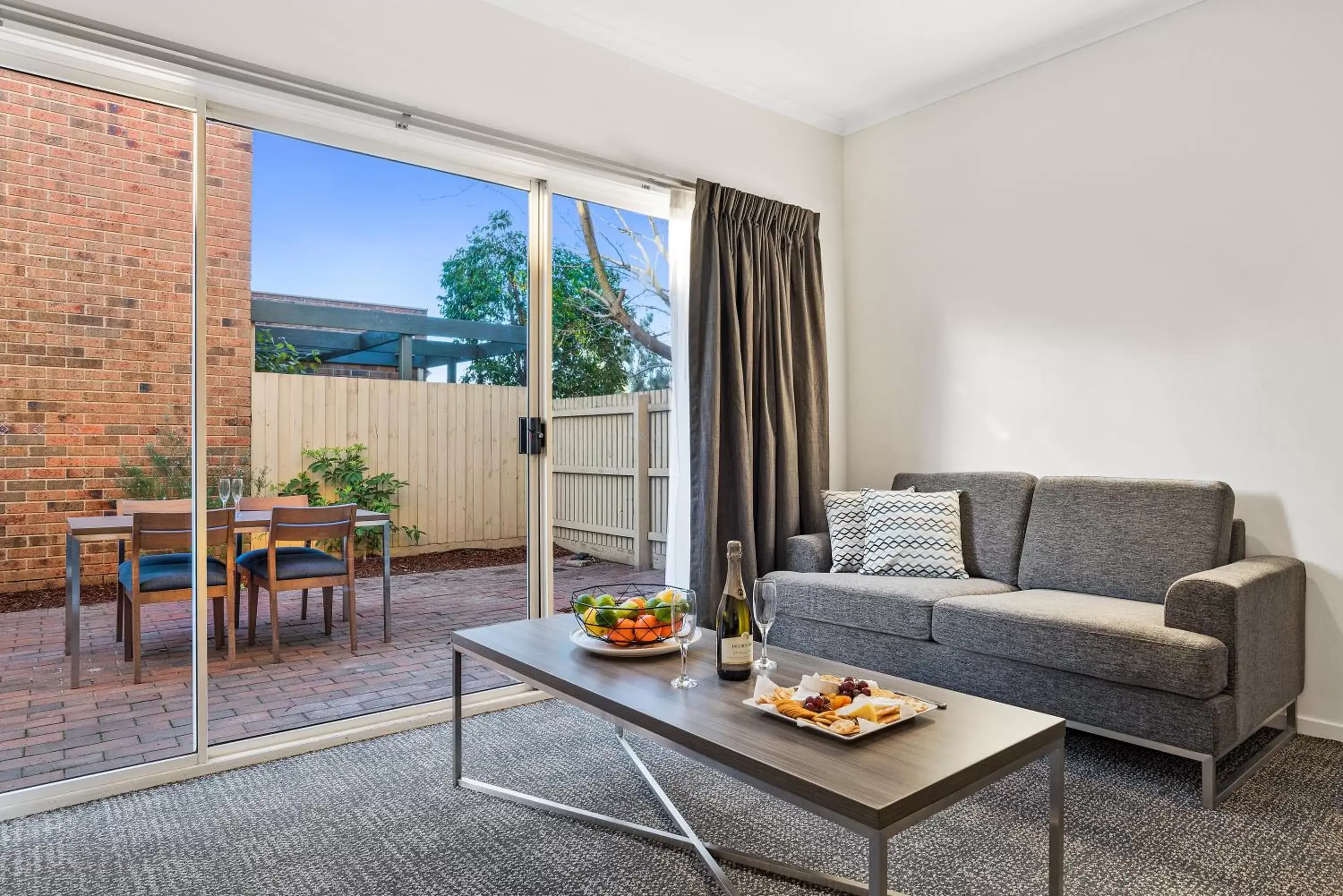 Living room in Quest Brighton on the Bay