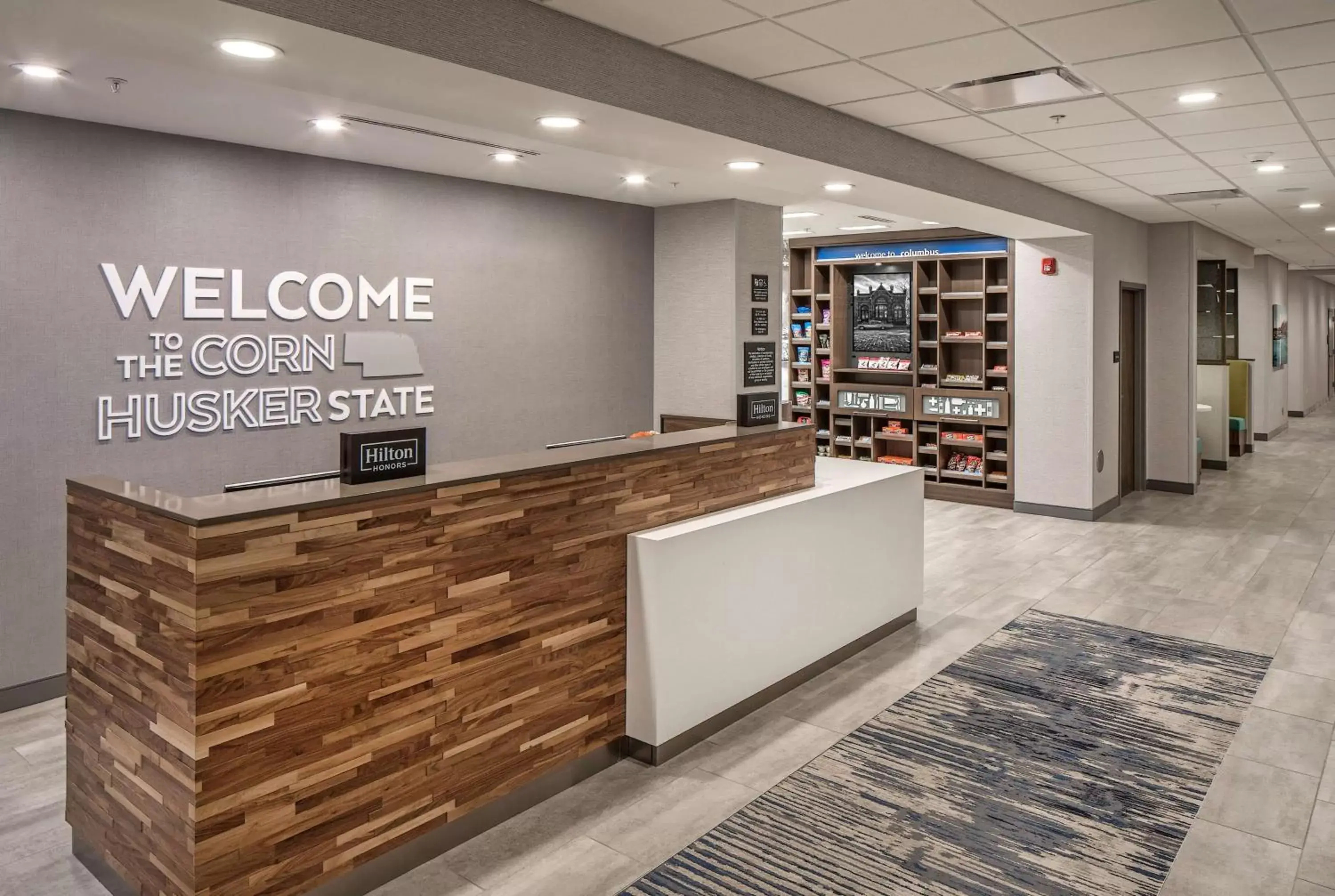 Lobby or reception in Hampton Inn Columbus