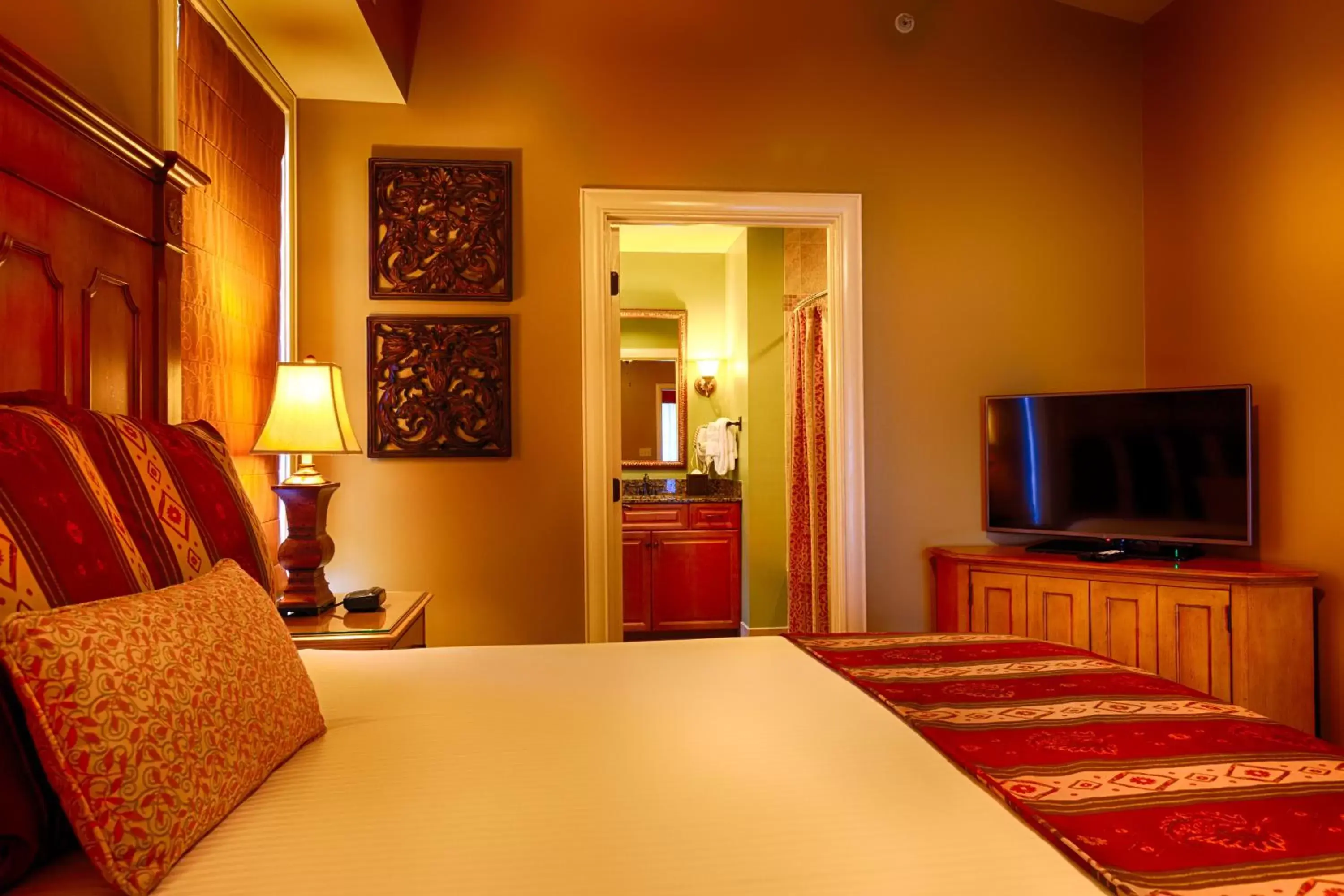 Bed in RiverStone Resort & Spa