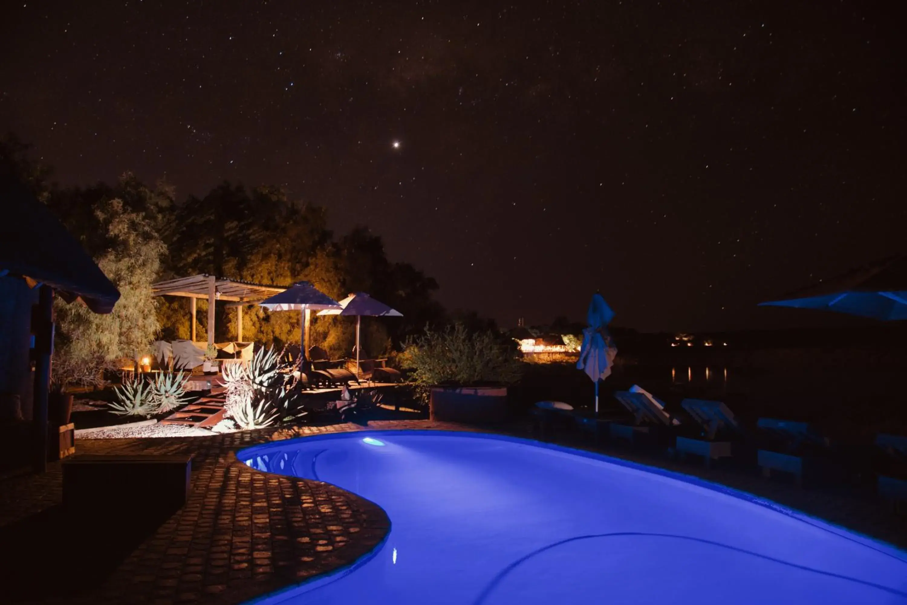 Pool view, Swimming Pool in Buffelsdrift Game Lodge