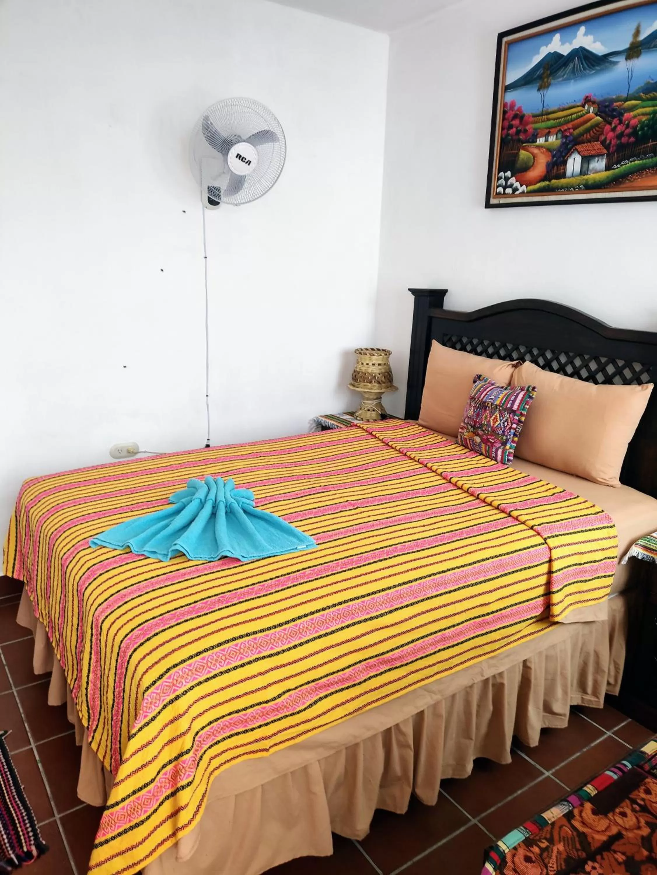 Bed in Francisco's rest house hotel