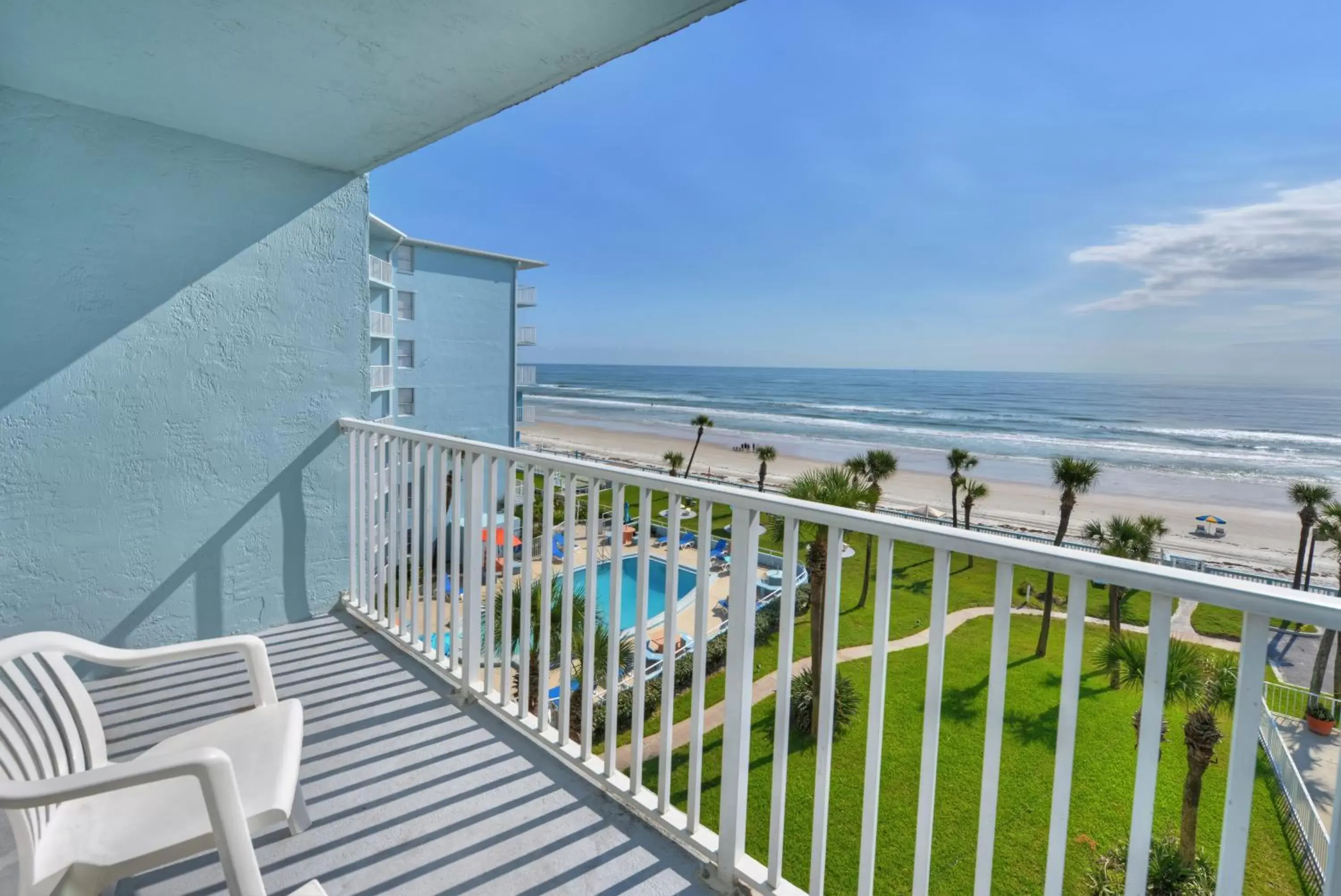 Pool view, Balcony/Terrace in El Caribe Resort and Conference Center